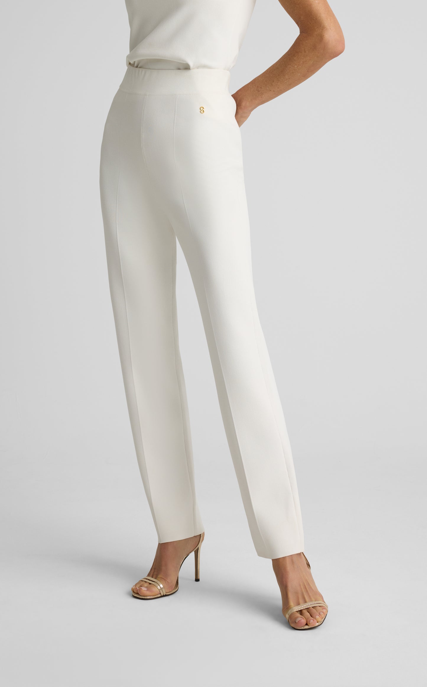 Isabel Pant In Santa Roma Knit