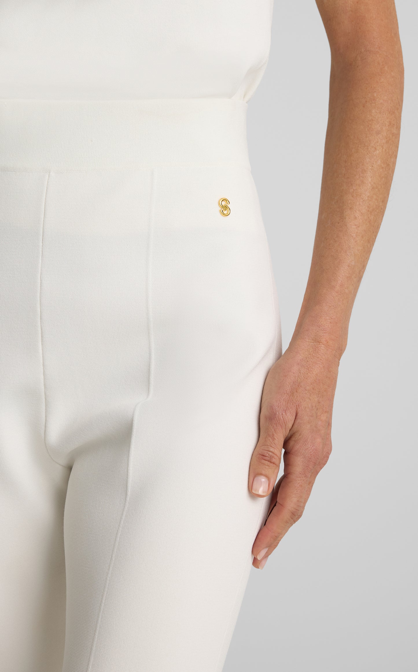 Isabel Pant In Santa Roma Knit