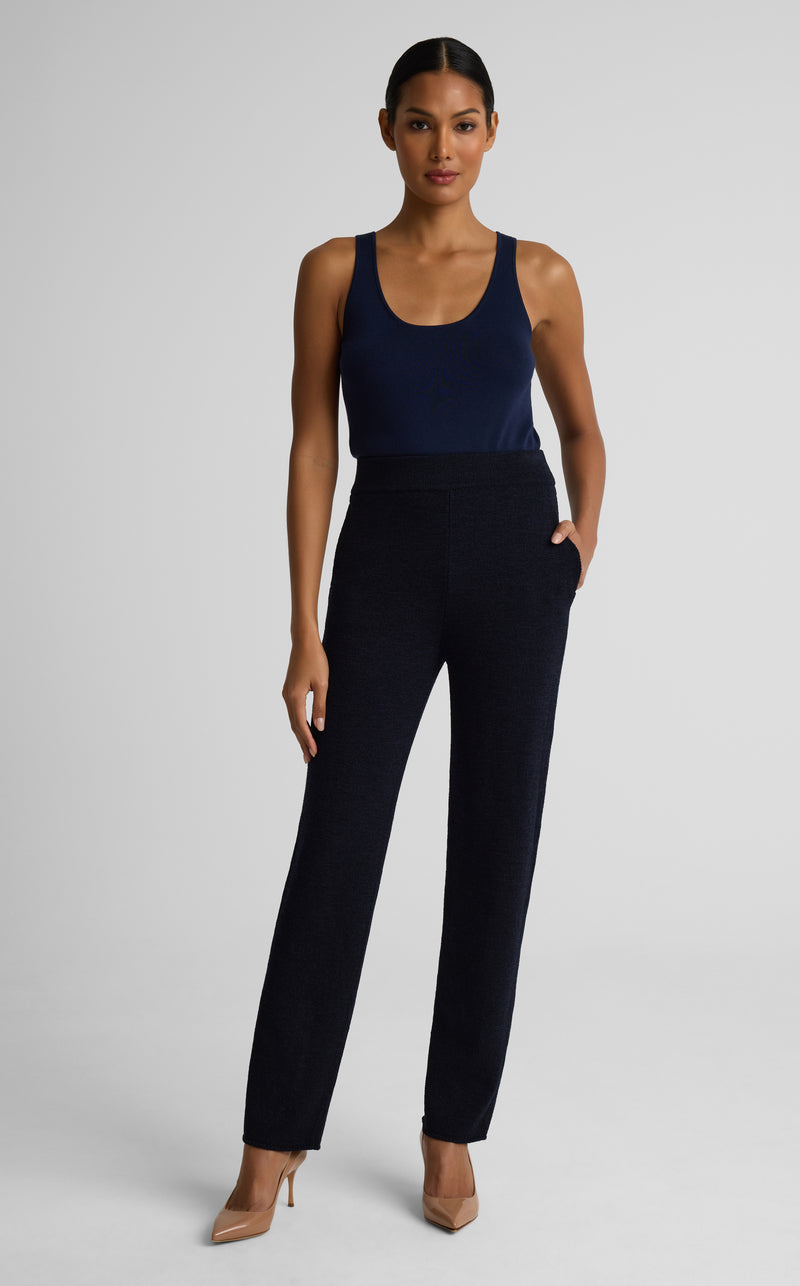 Isabel Pant In Legacy Crepe Knit