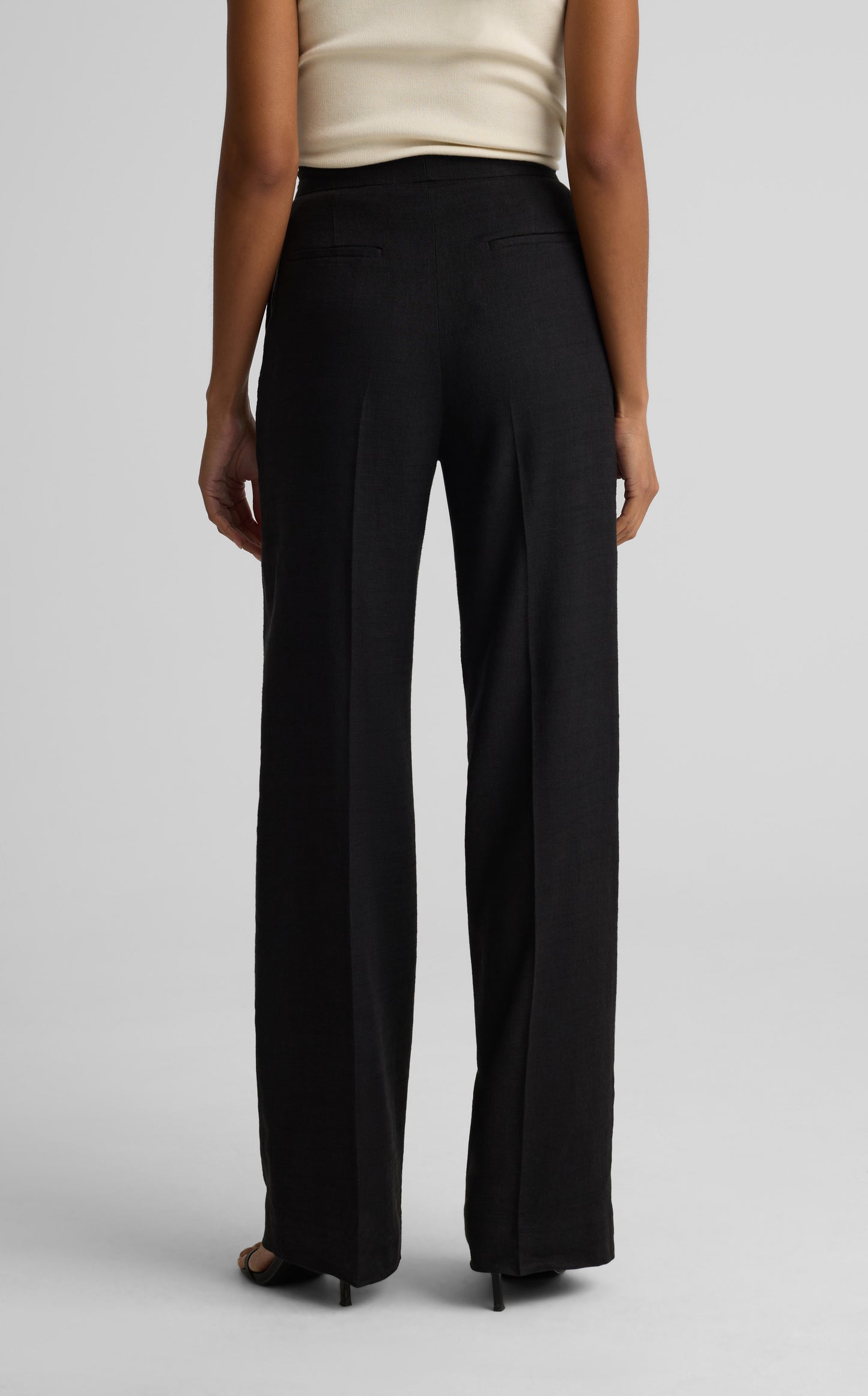 Maddie Pant In Stretch Linen Twill