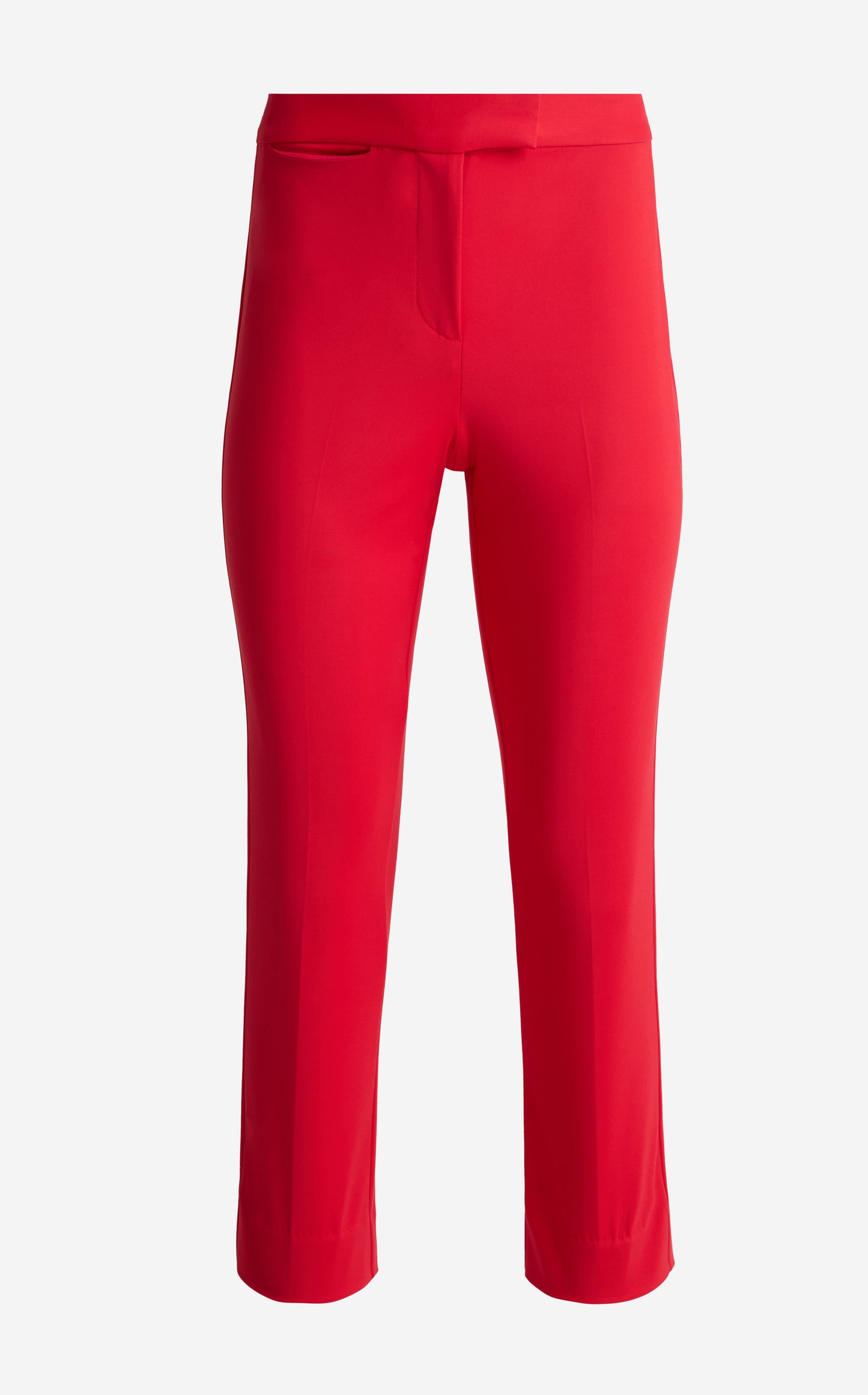 Isabel Pant In Stretch Cotton Sateen
