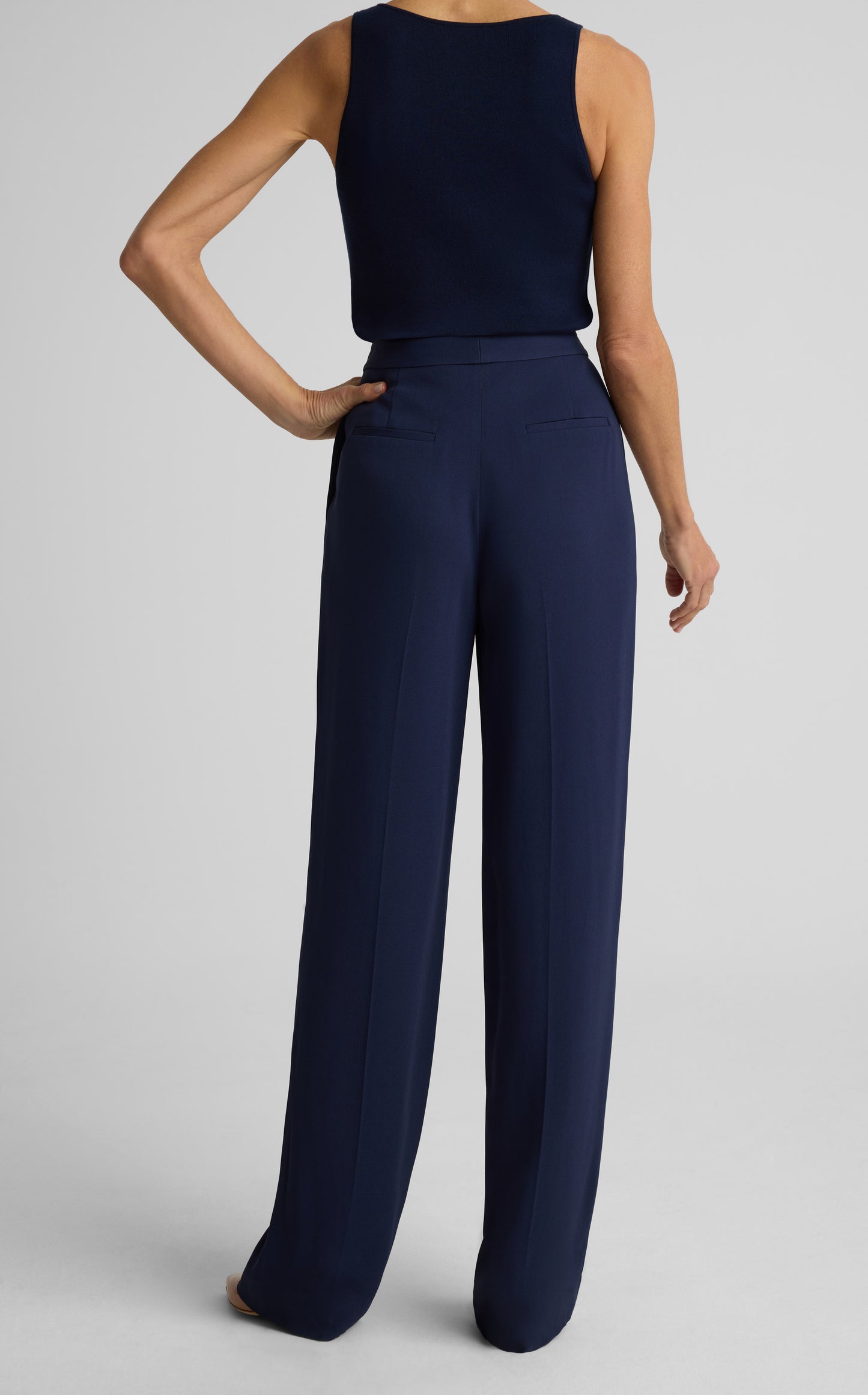 Lydia Pant In Lightweight Stretch Cady
