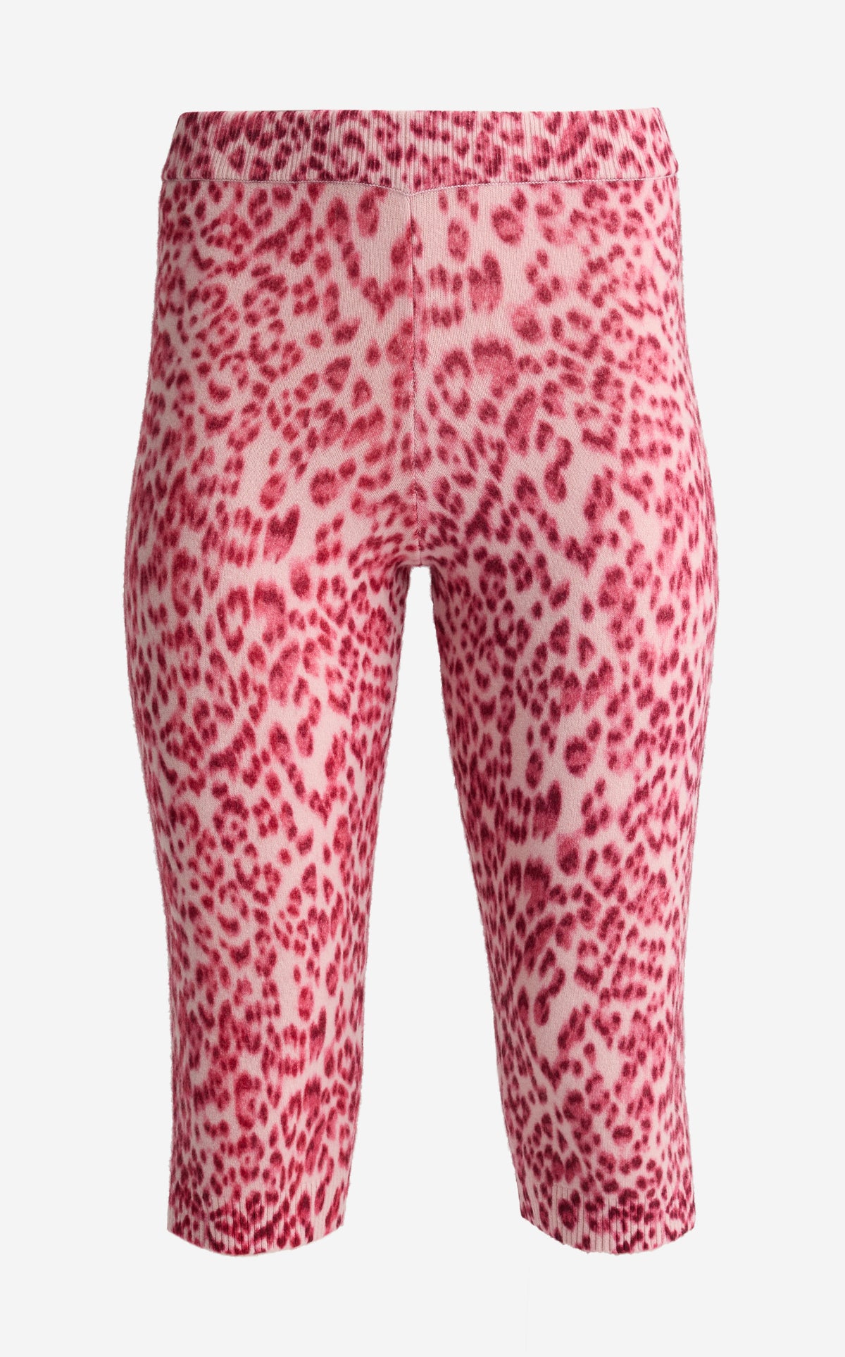 Capri Pant in Leopard Print Cashmere Blend