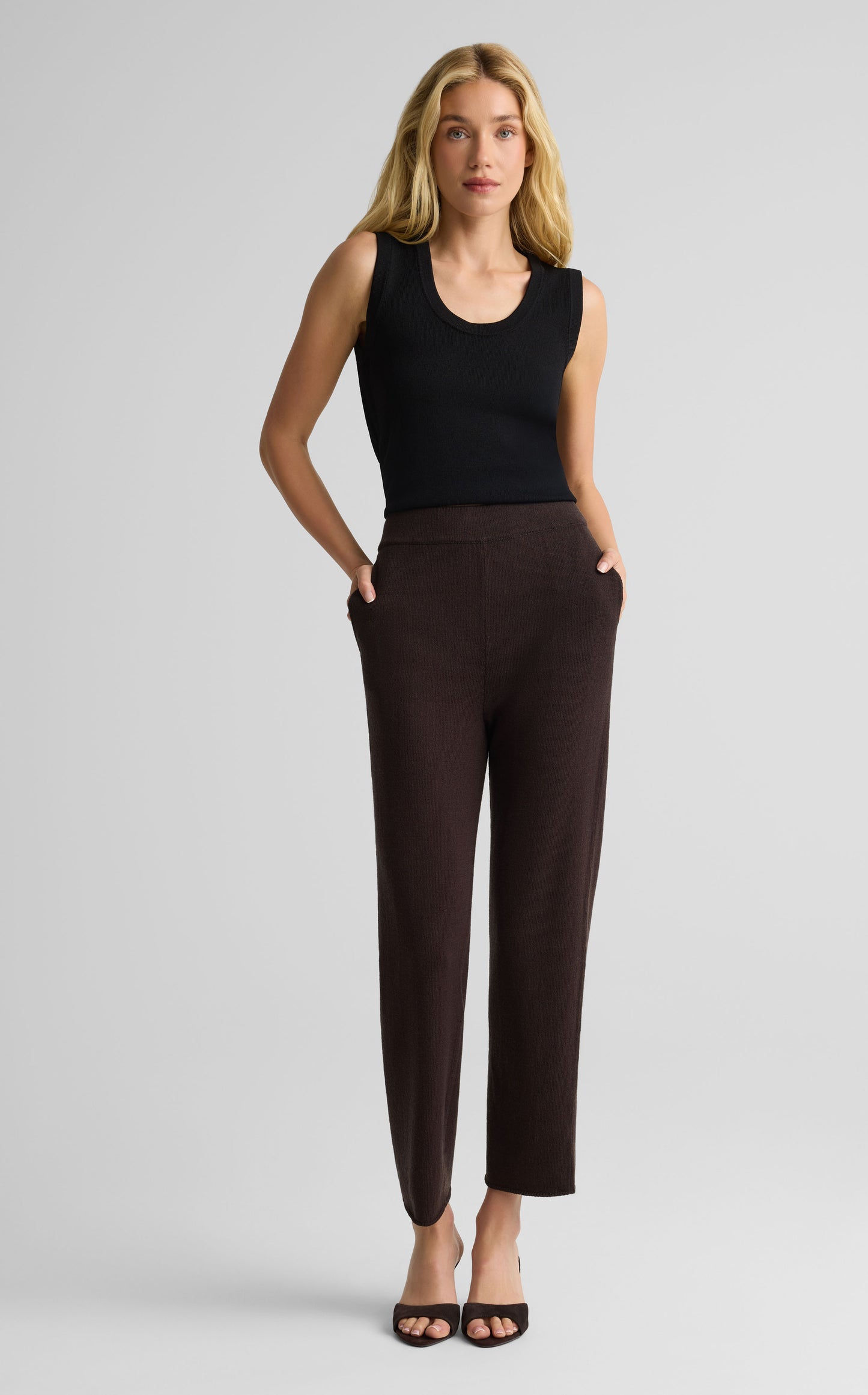 Isabel Pant In Legacy Crepe Knit