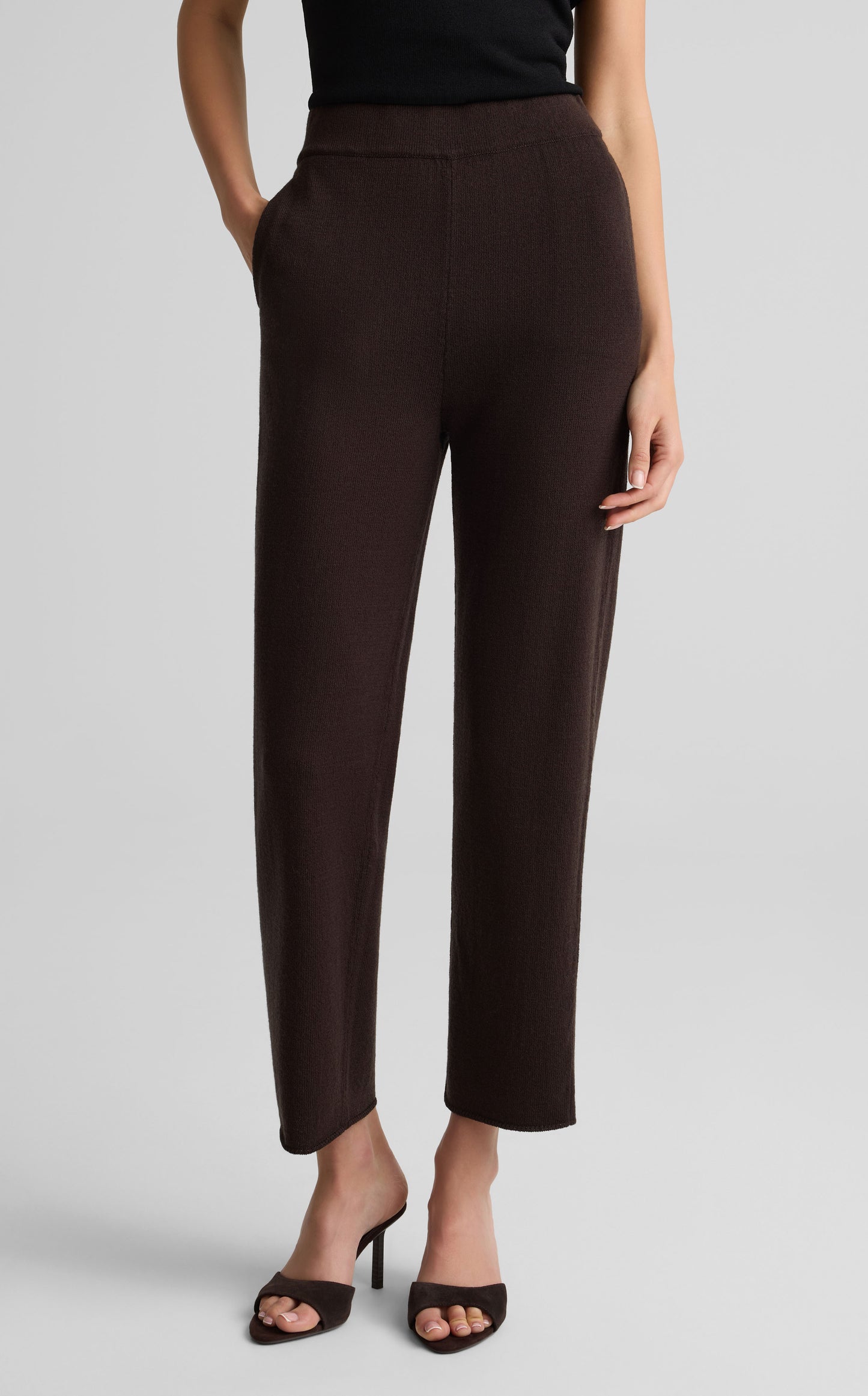 Isabel Pant In Legacy Crepe Knit