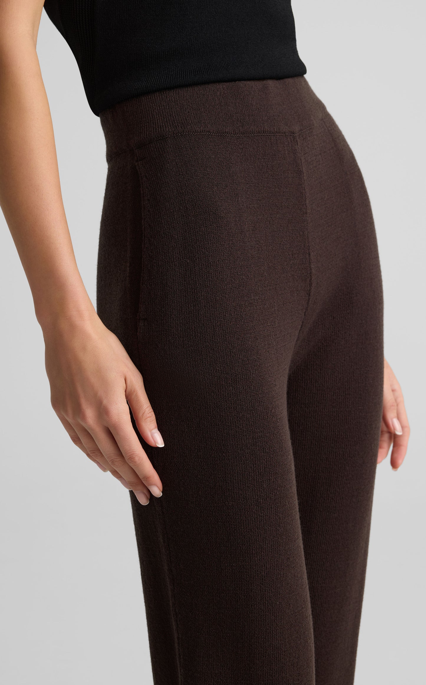 Isabel Pant In Legacy Crepe Knit