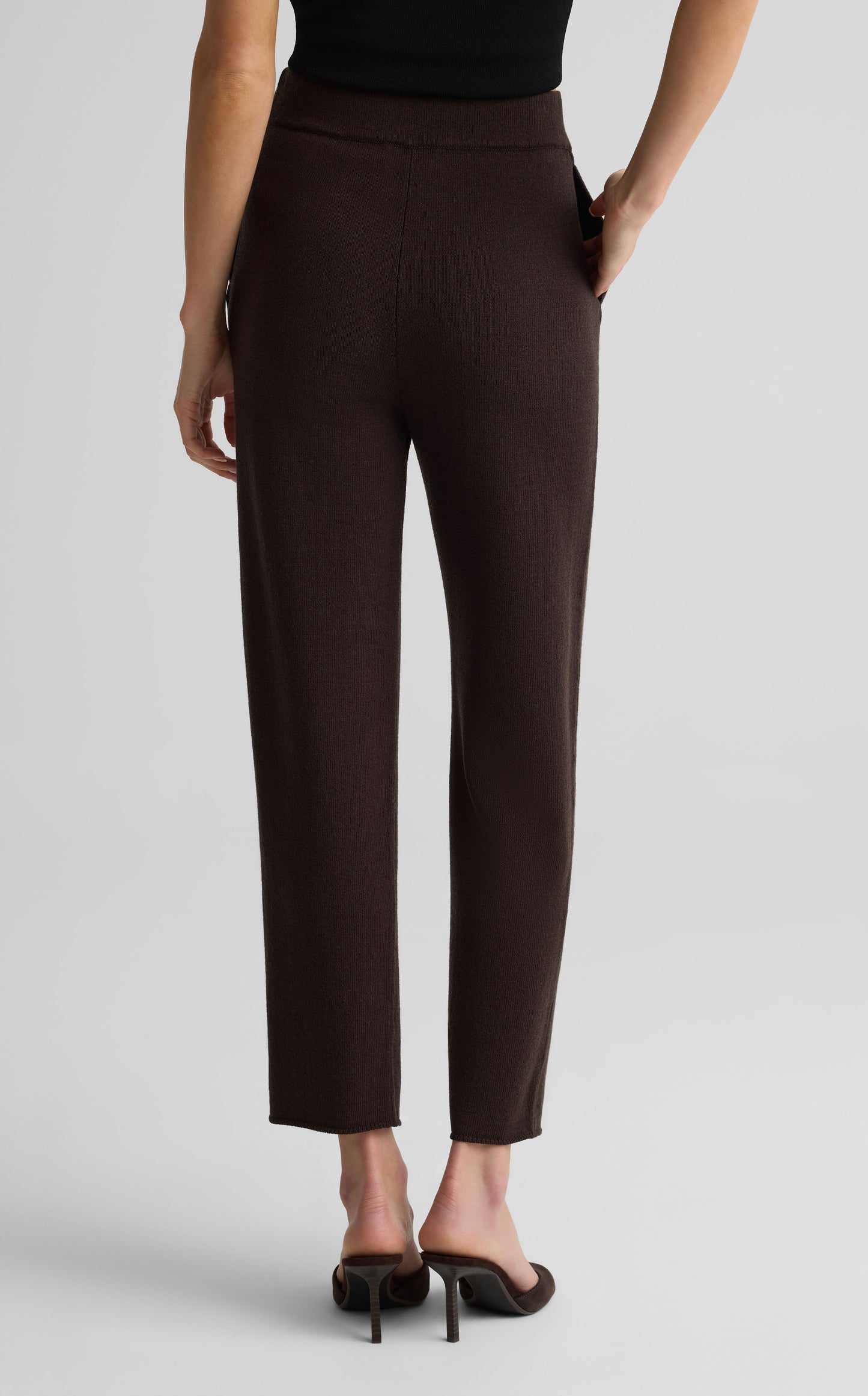 Isabel Pant In Legacy Crepe Knit