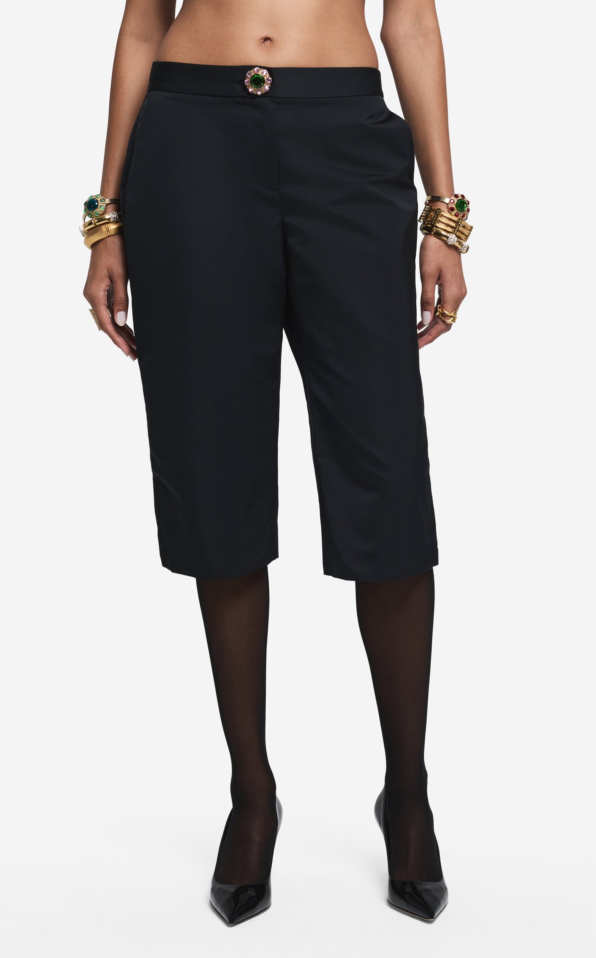Capri Pant in Duchesse Satin