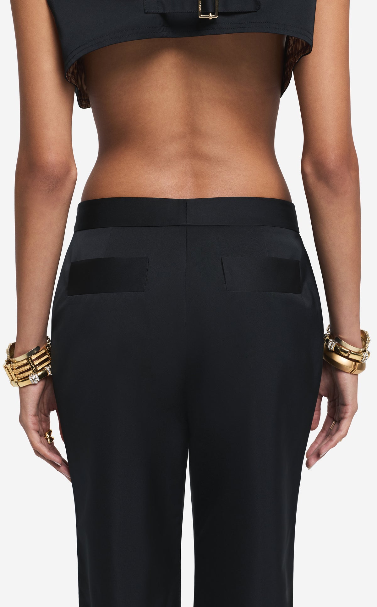 Capri Pant in Duchesse Satin