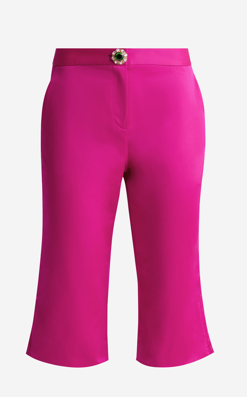 Capri Pant in Duchesse Satin