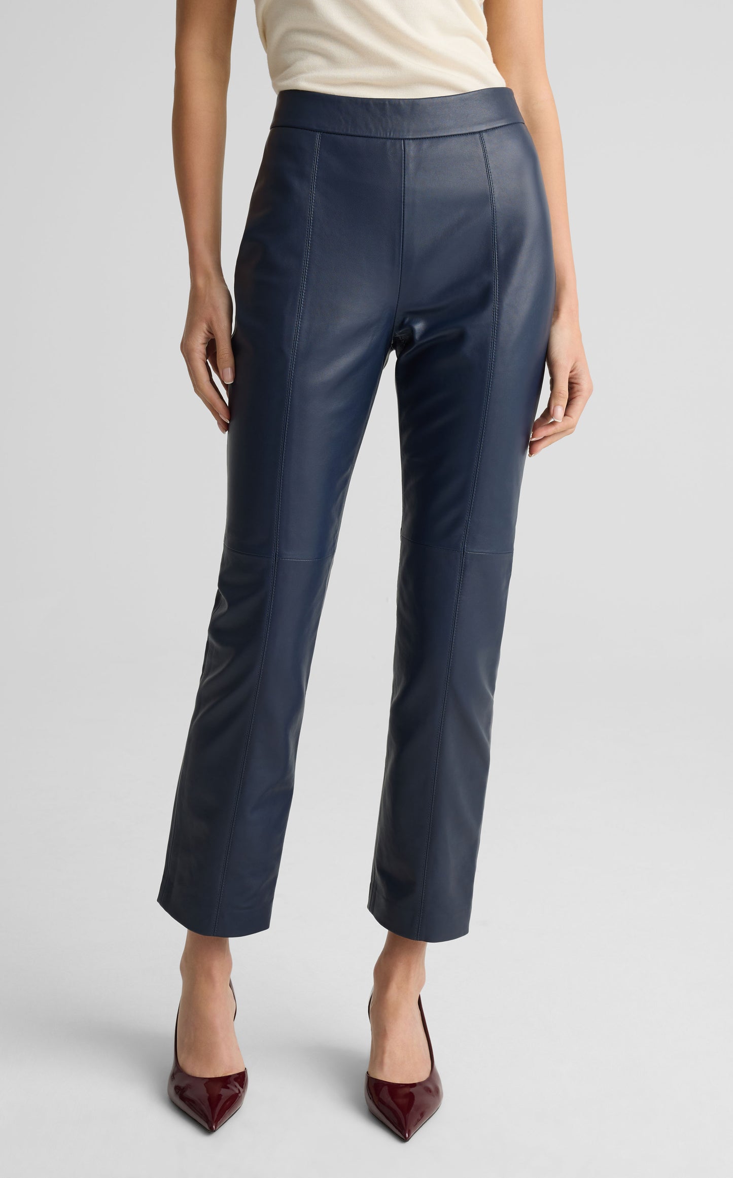 Isabel Pant In Nappa Leather