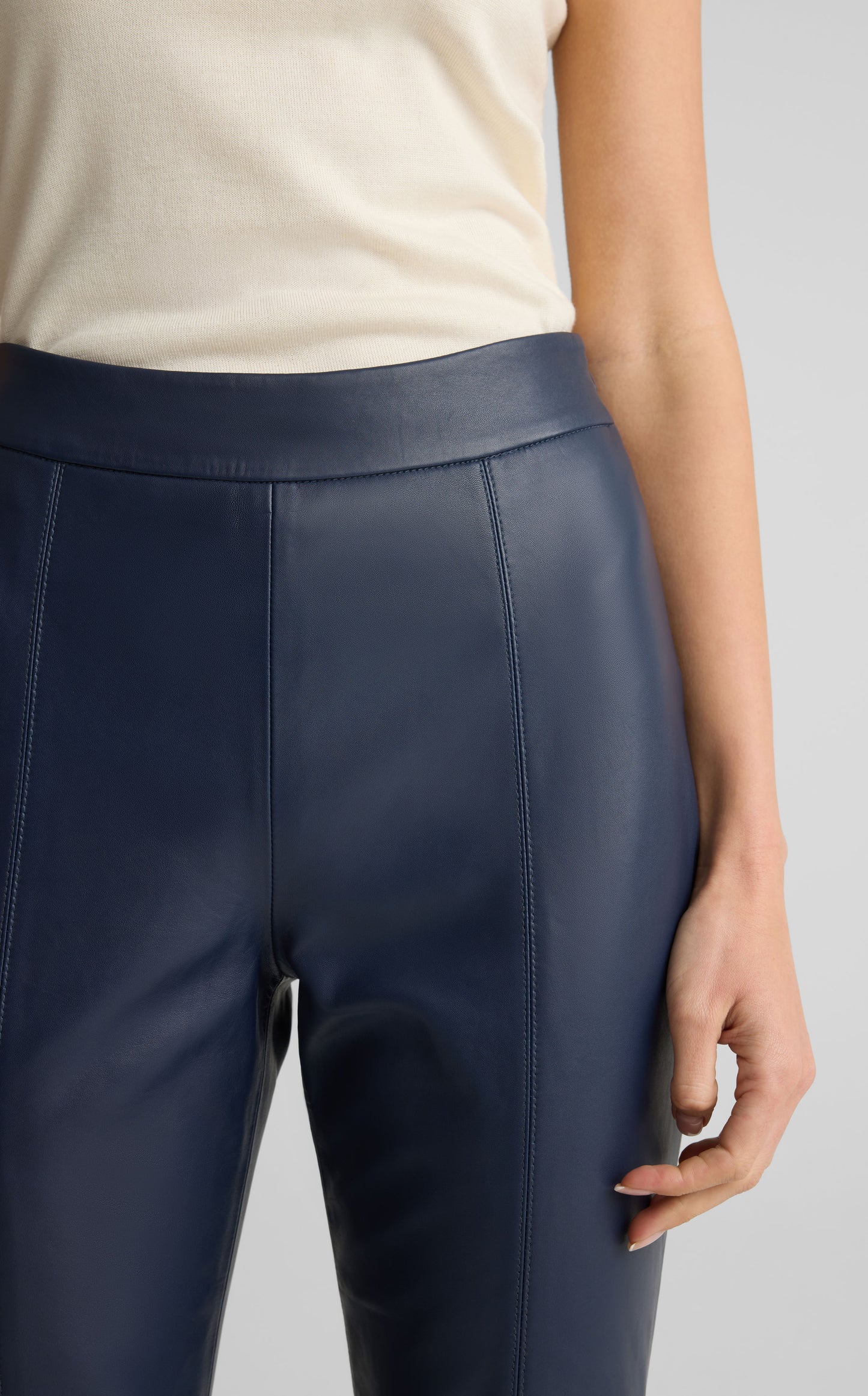 Isabel Pant In Nappa Leather