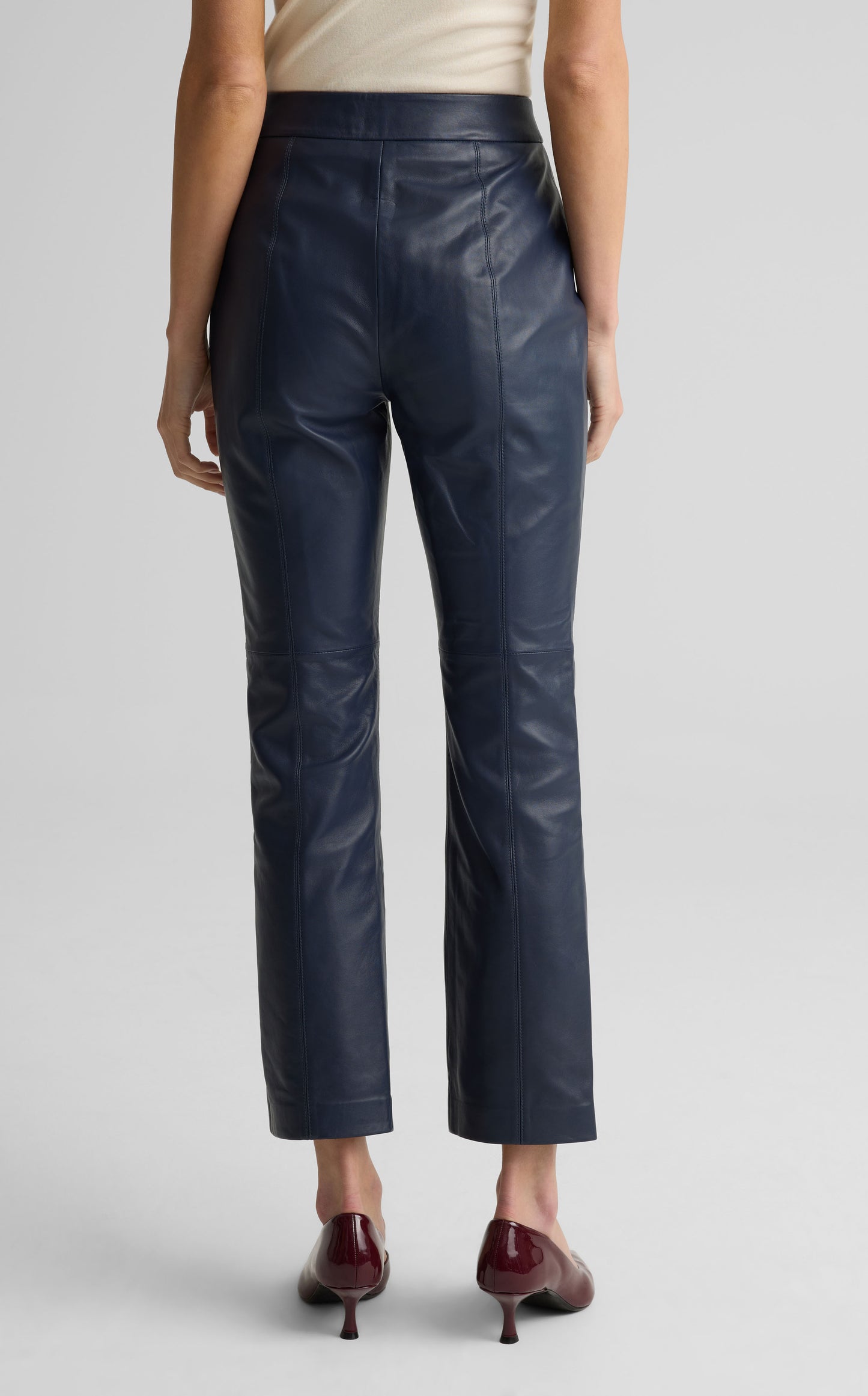 Isabel Pant In Nappa Leather