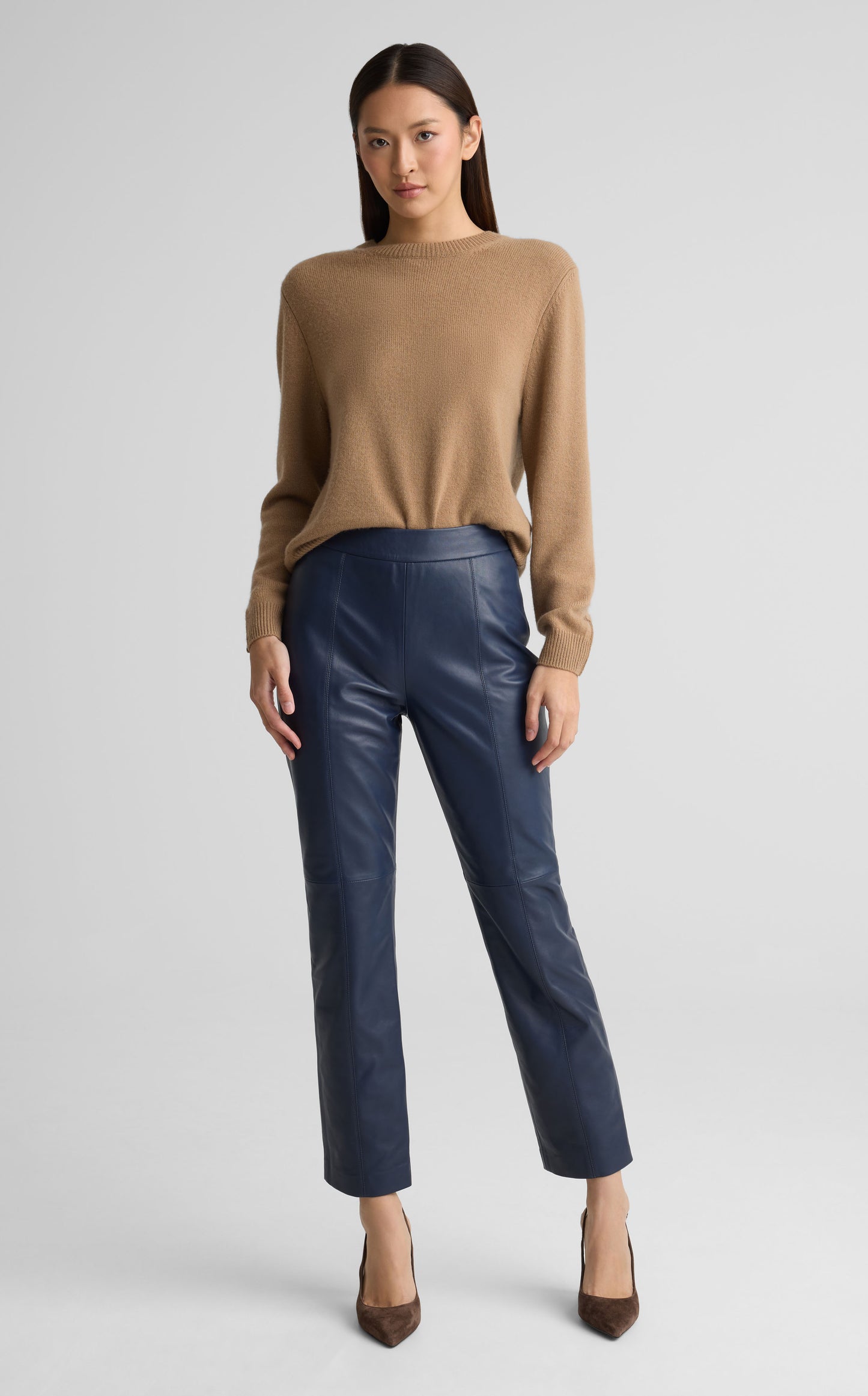 Isabel Pant In Nappa Leather