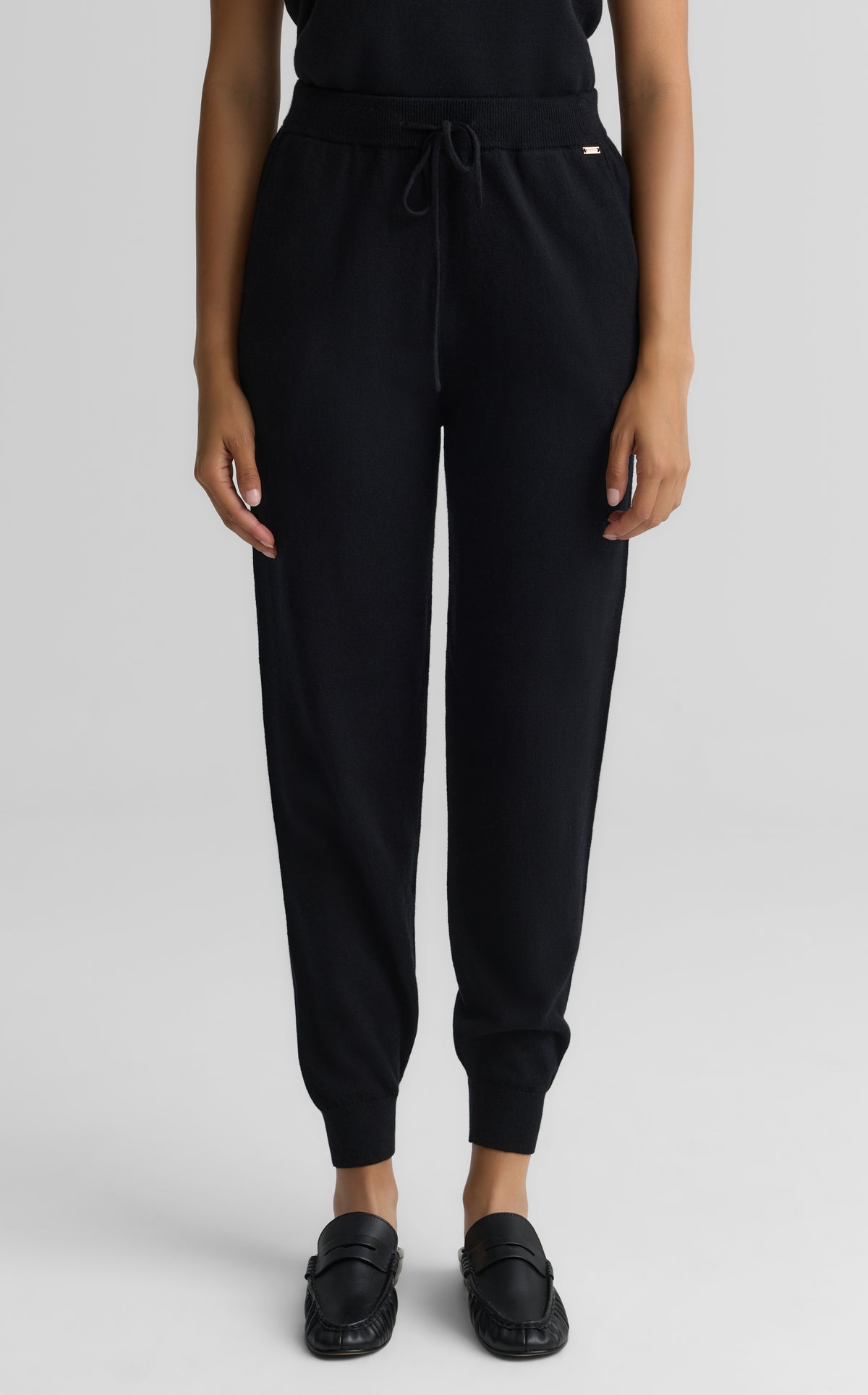 Cotton Cashmere Knit Joggers