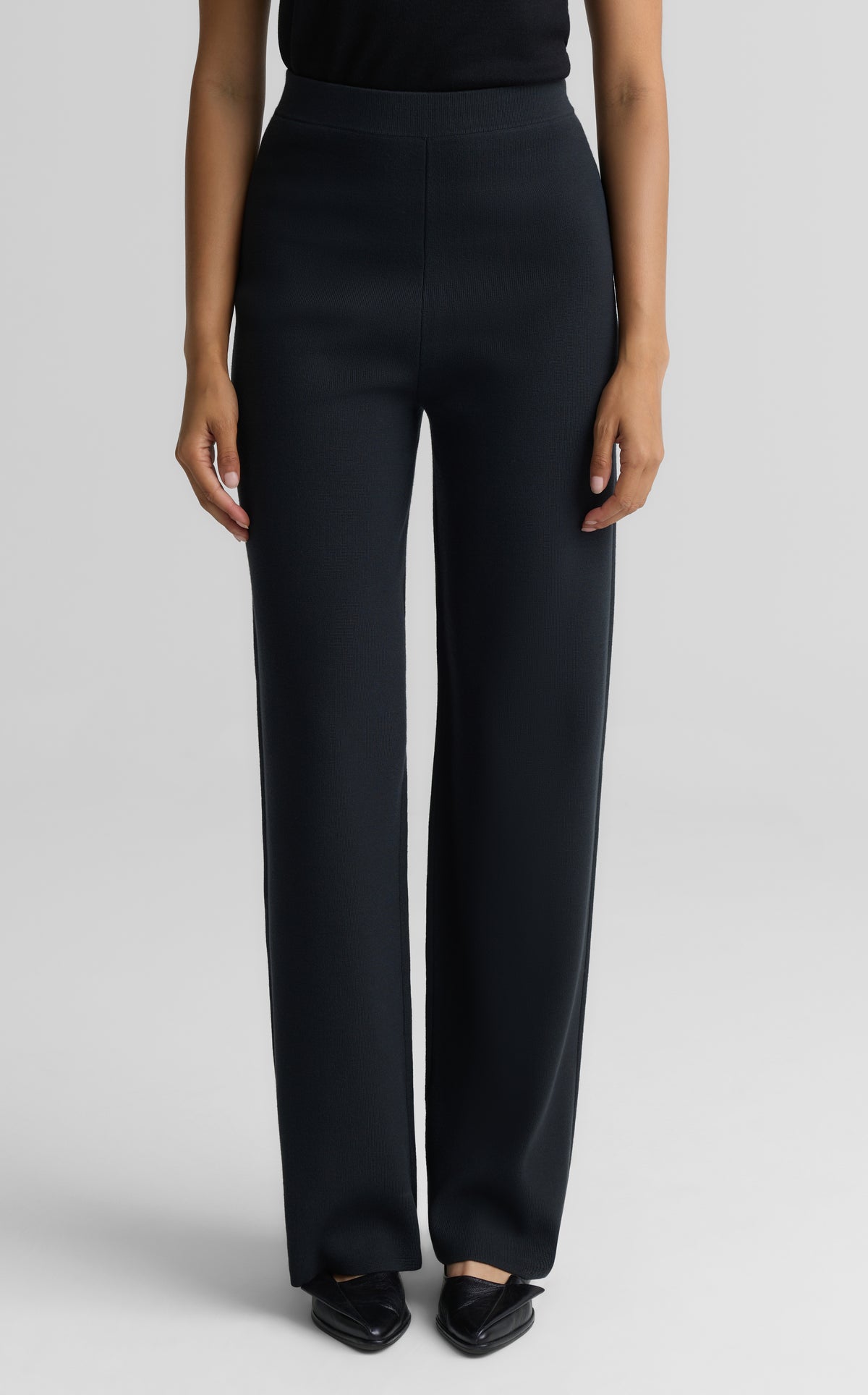 Cotton Cashmere Knit Pants