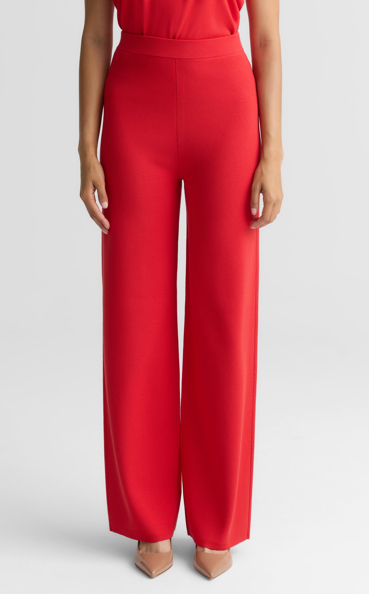 Cotton Cashmere Knit Pants