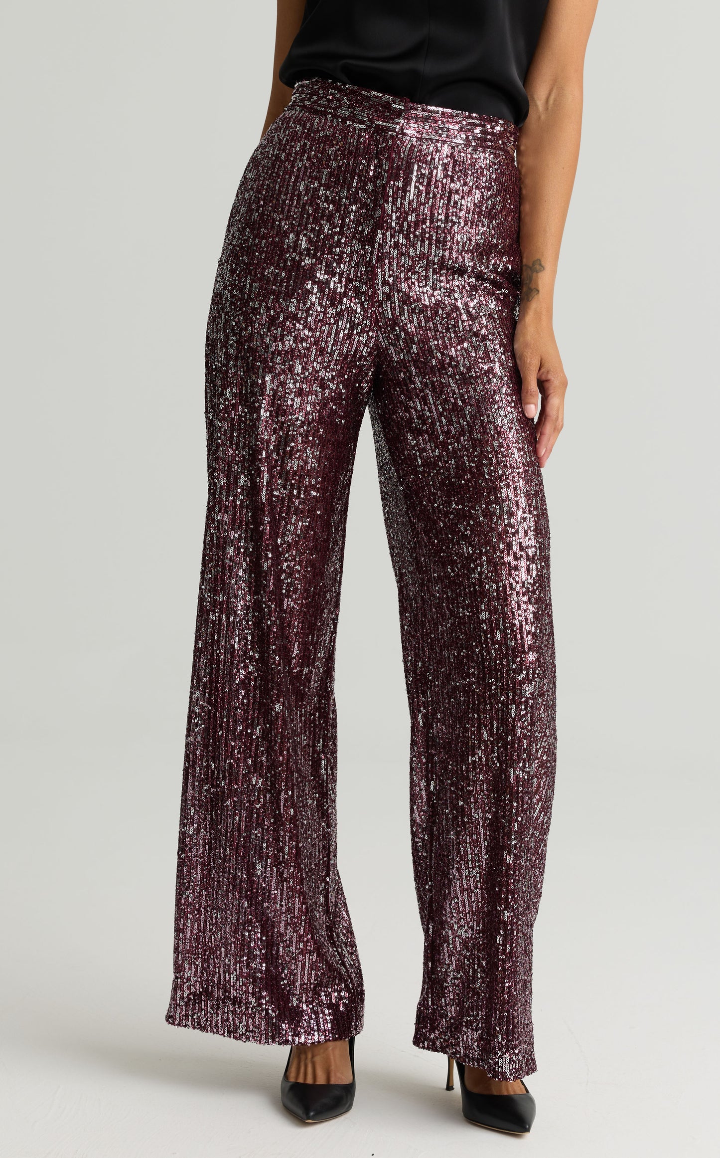 Sequin Knit Pant