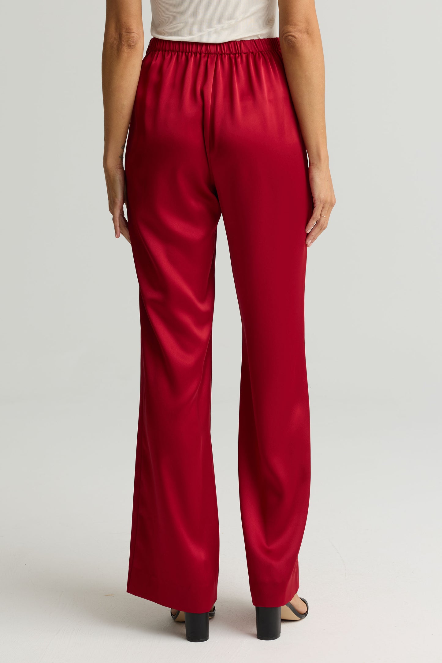 Liquid Satin Wide Leg Pant