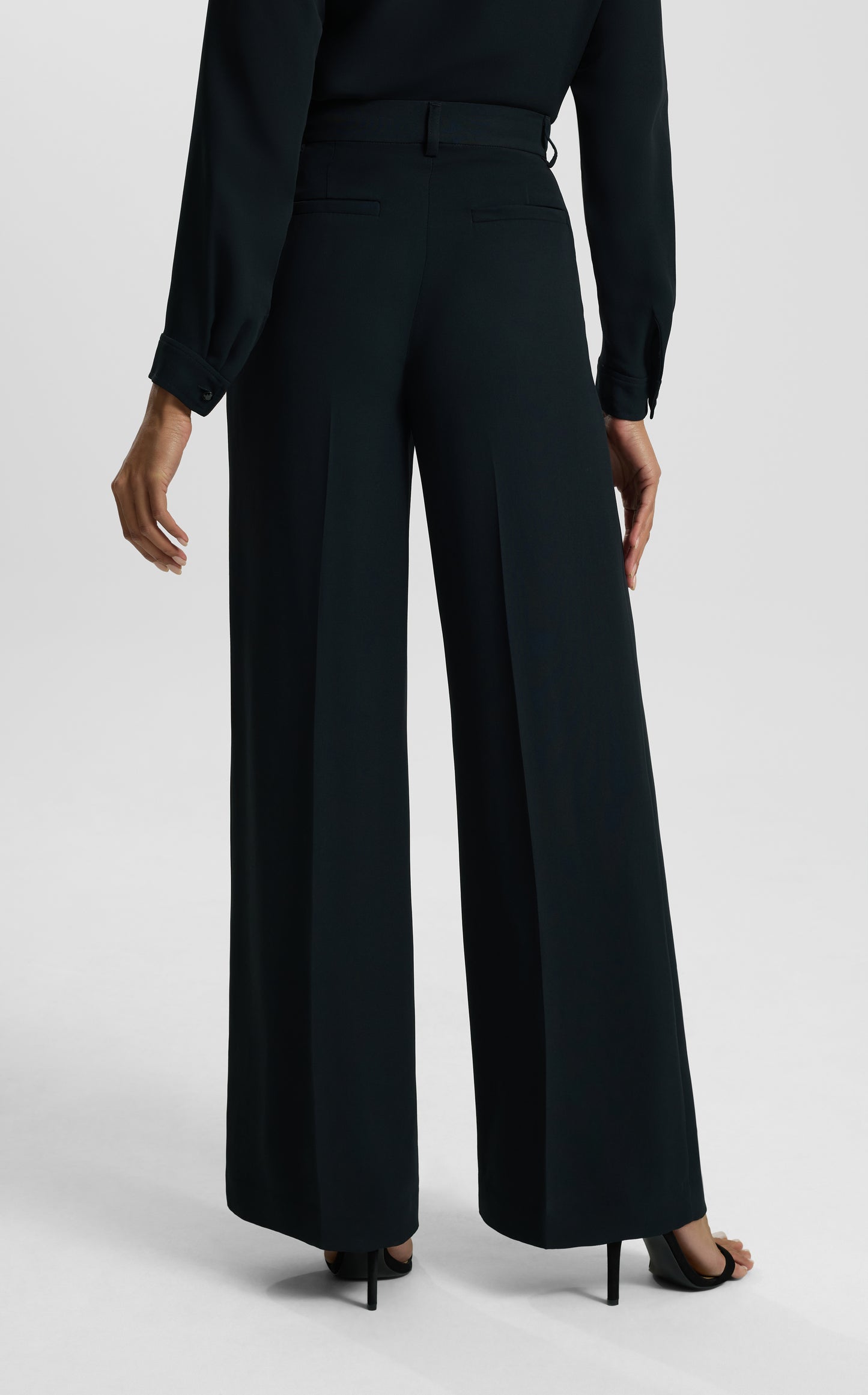 Maddie Pant In Heathered Crepe