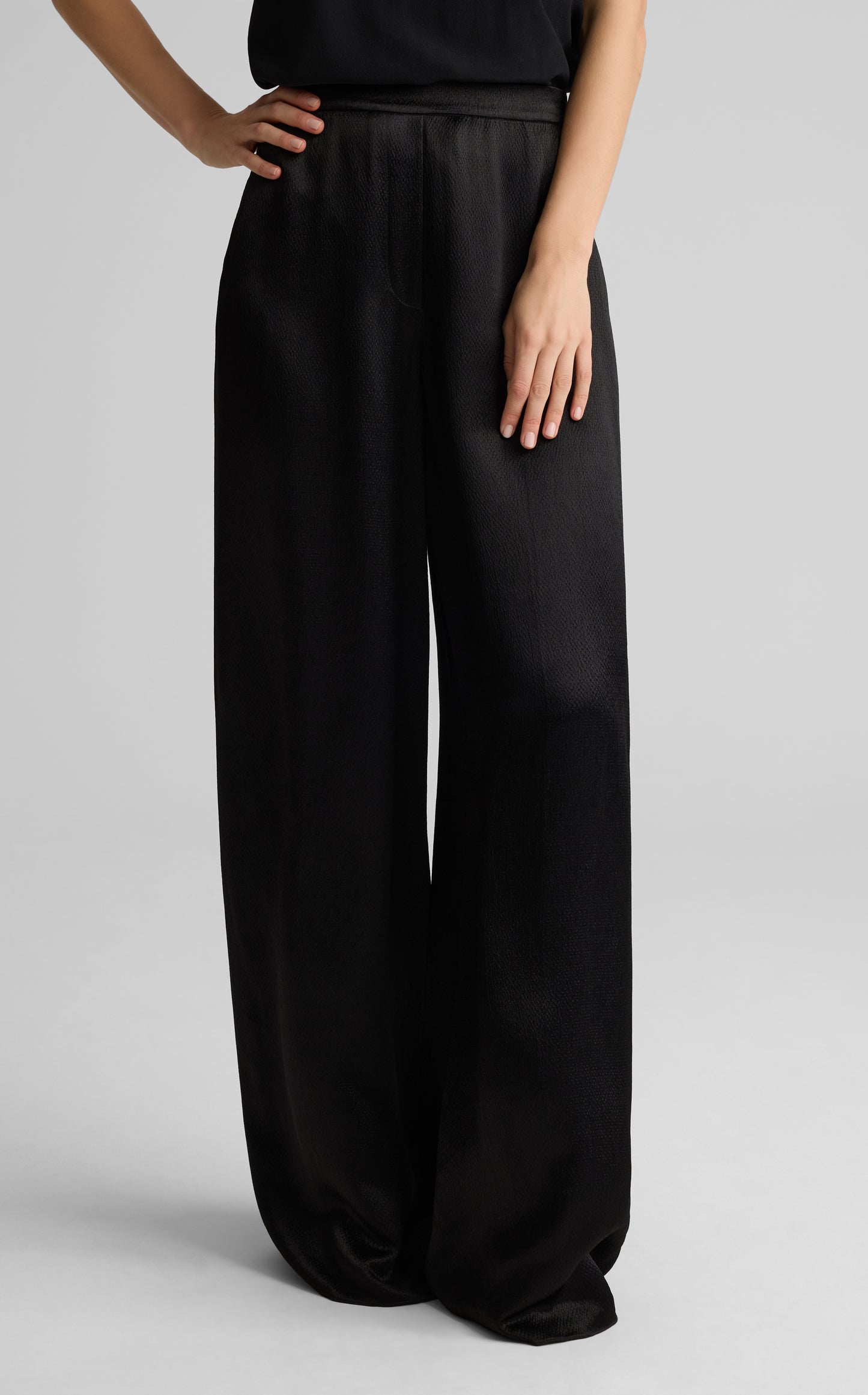 Maddie Pant in Hammered Satin