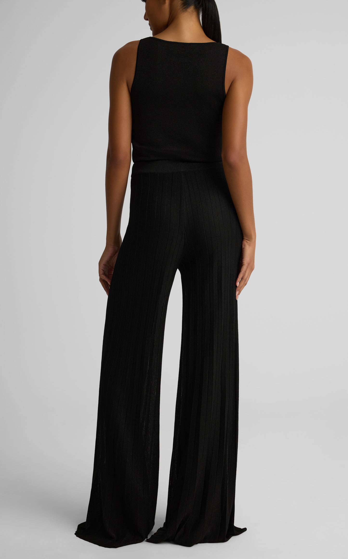 Katherine Pant In Soleil Metallic Knit