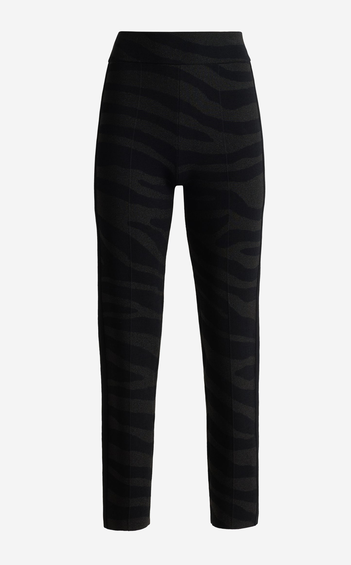 Isabel Pant In Zebra Santa Roma Knit