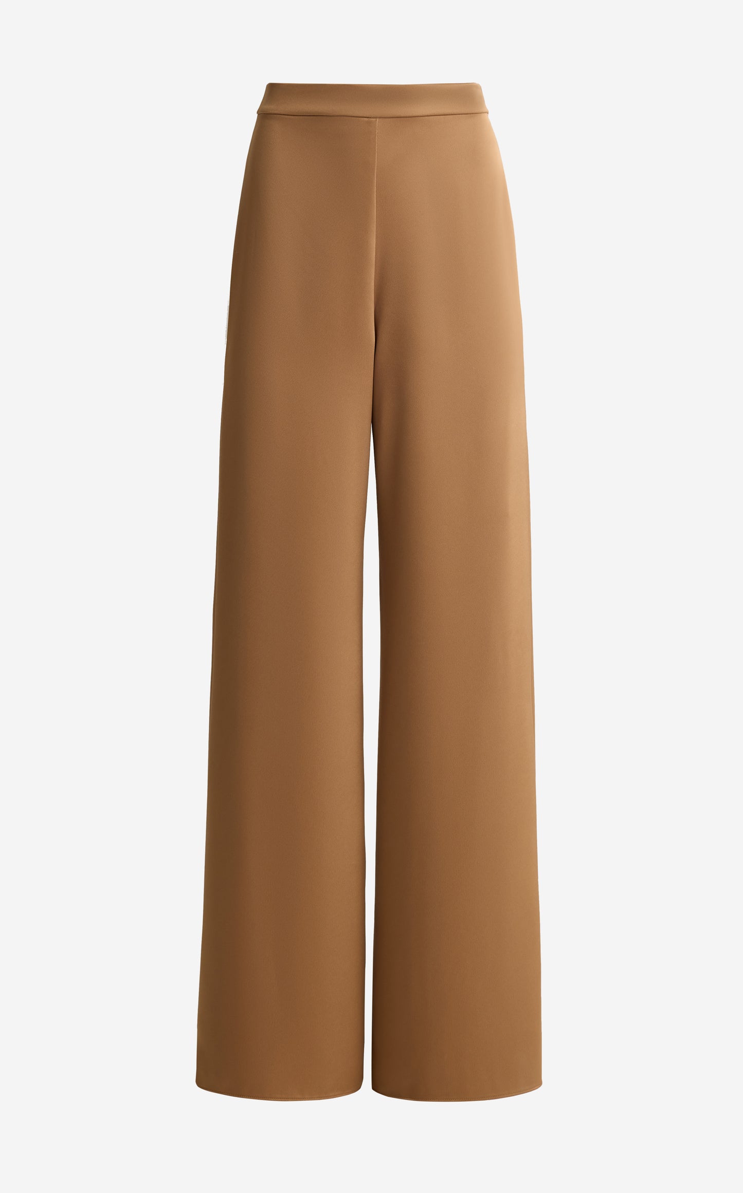 Kate Side Slit Pant In Liquid Satin