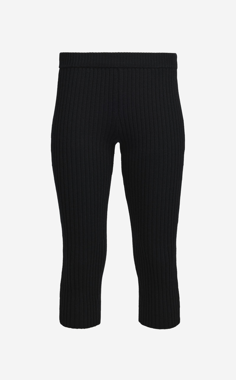 Pant in Ribbed Knit