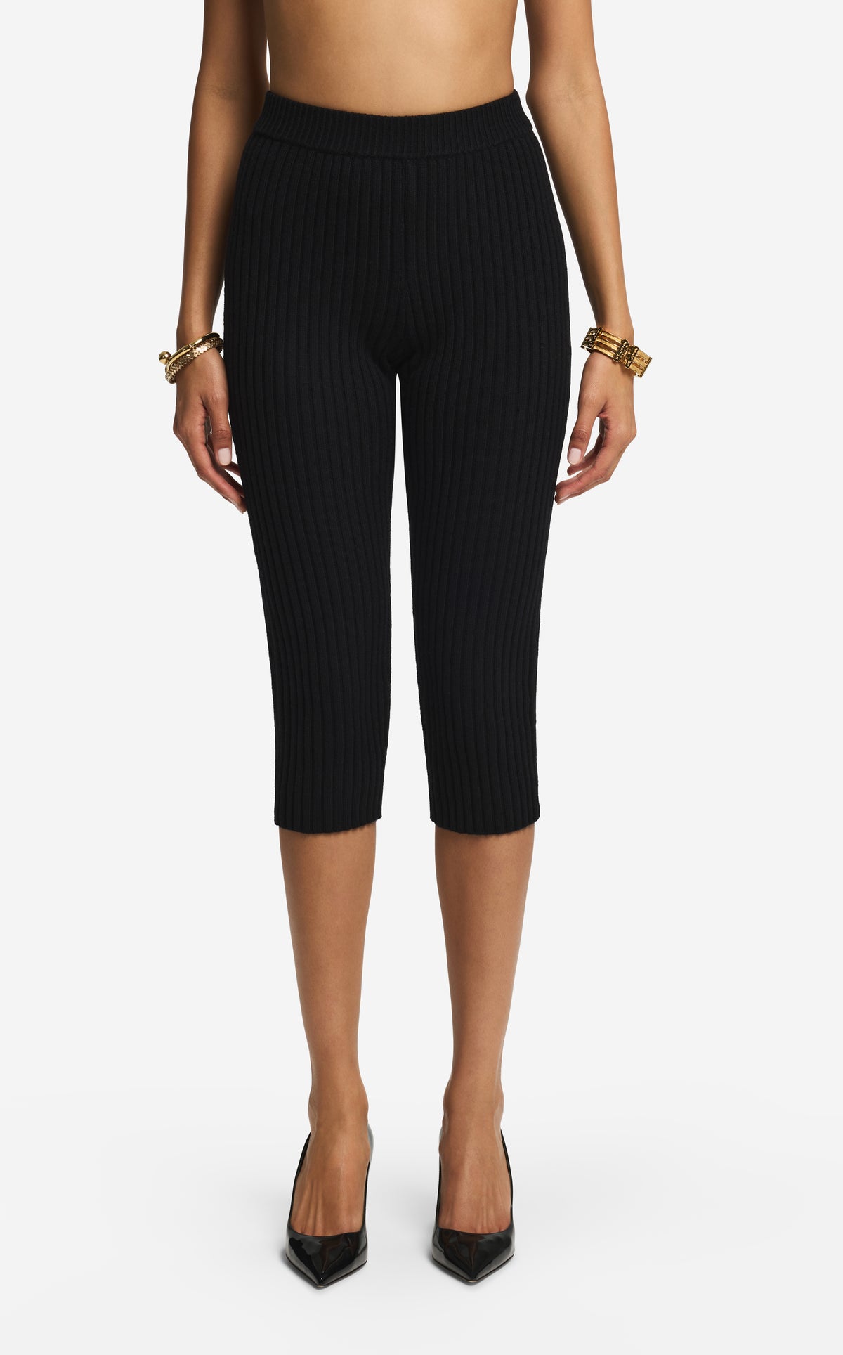 Pant in Ribbed Knit