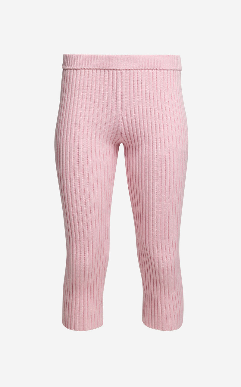 Pant in Ribbed Knit