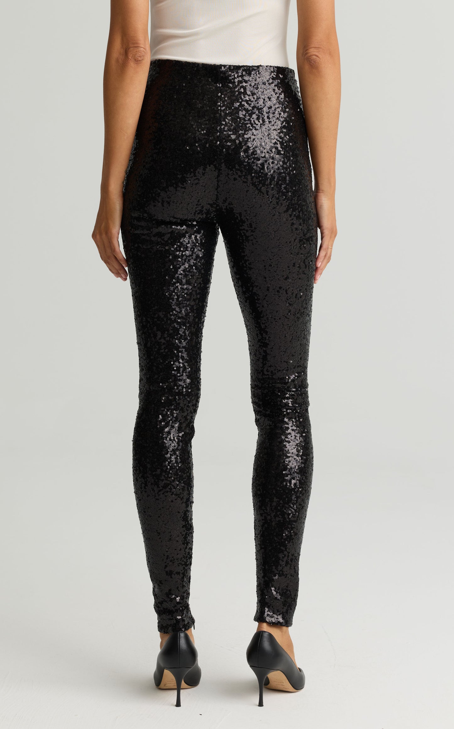 Crushed Sequin Jersey Legging
