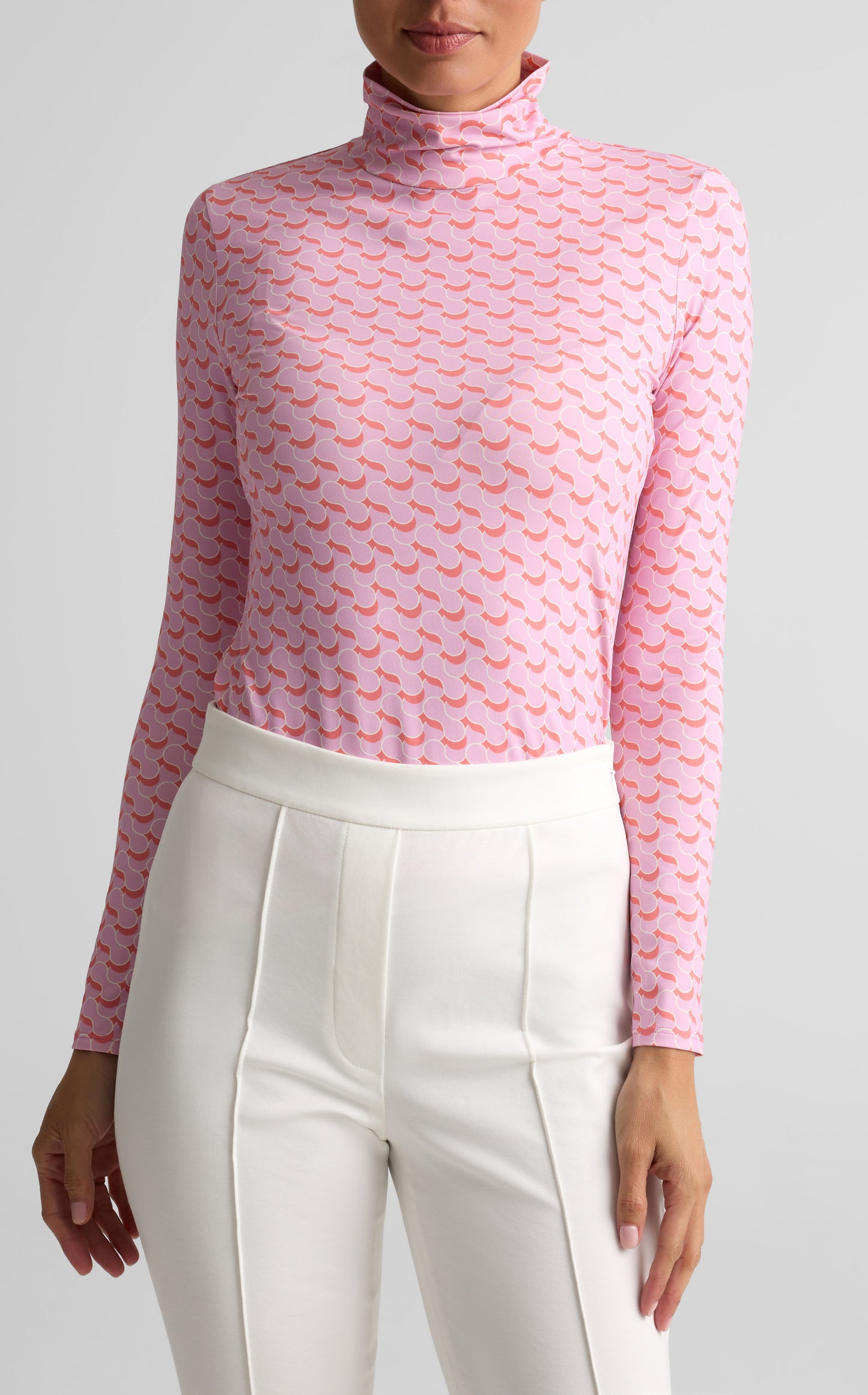 Geo Print Nuda Turtleneck