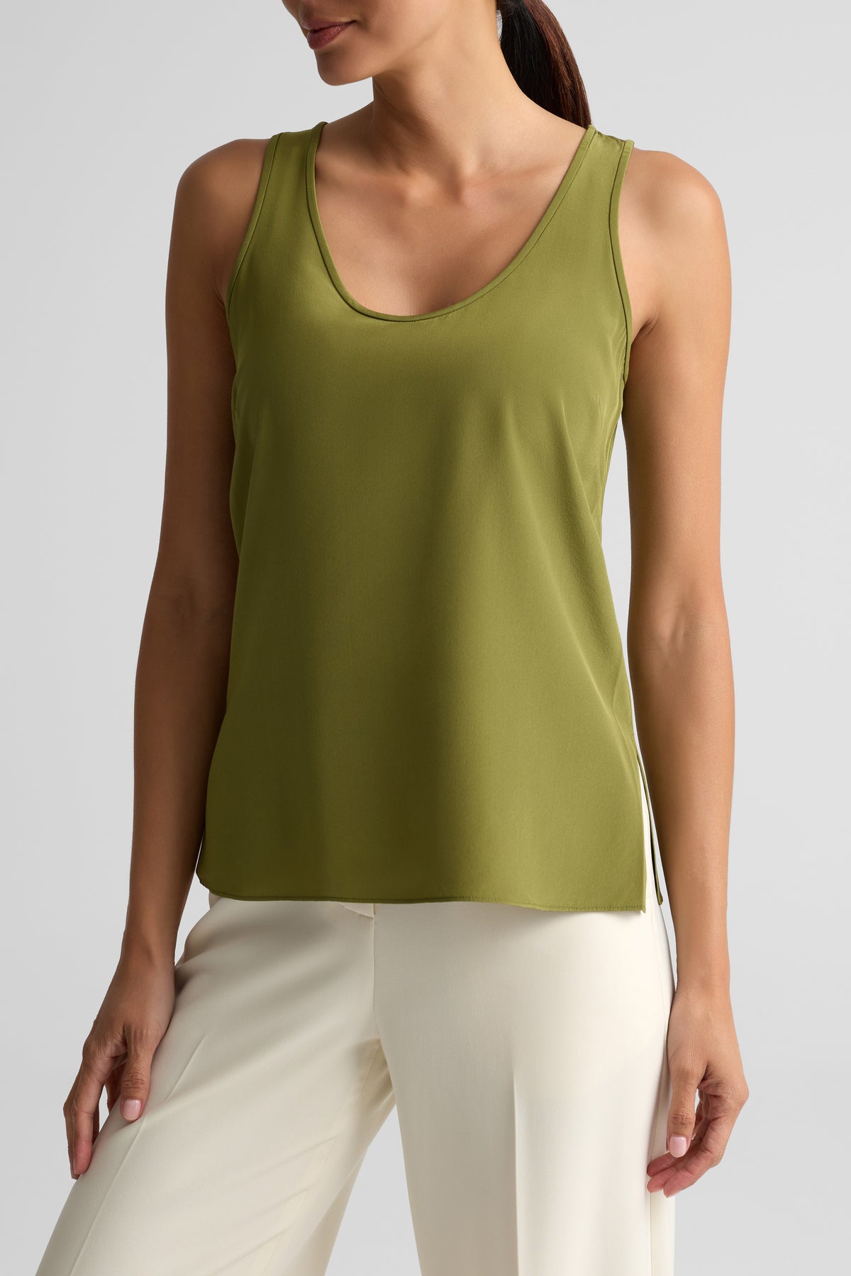 Silk Crepe de Chine Shell