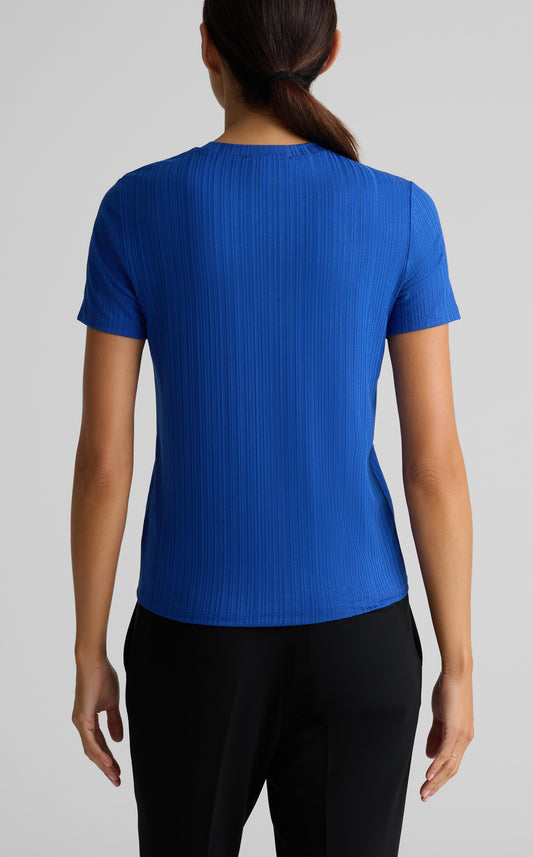 Rib Jersey Knit Tee