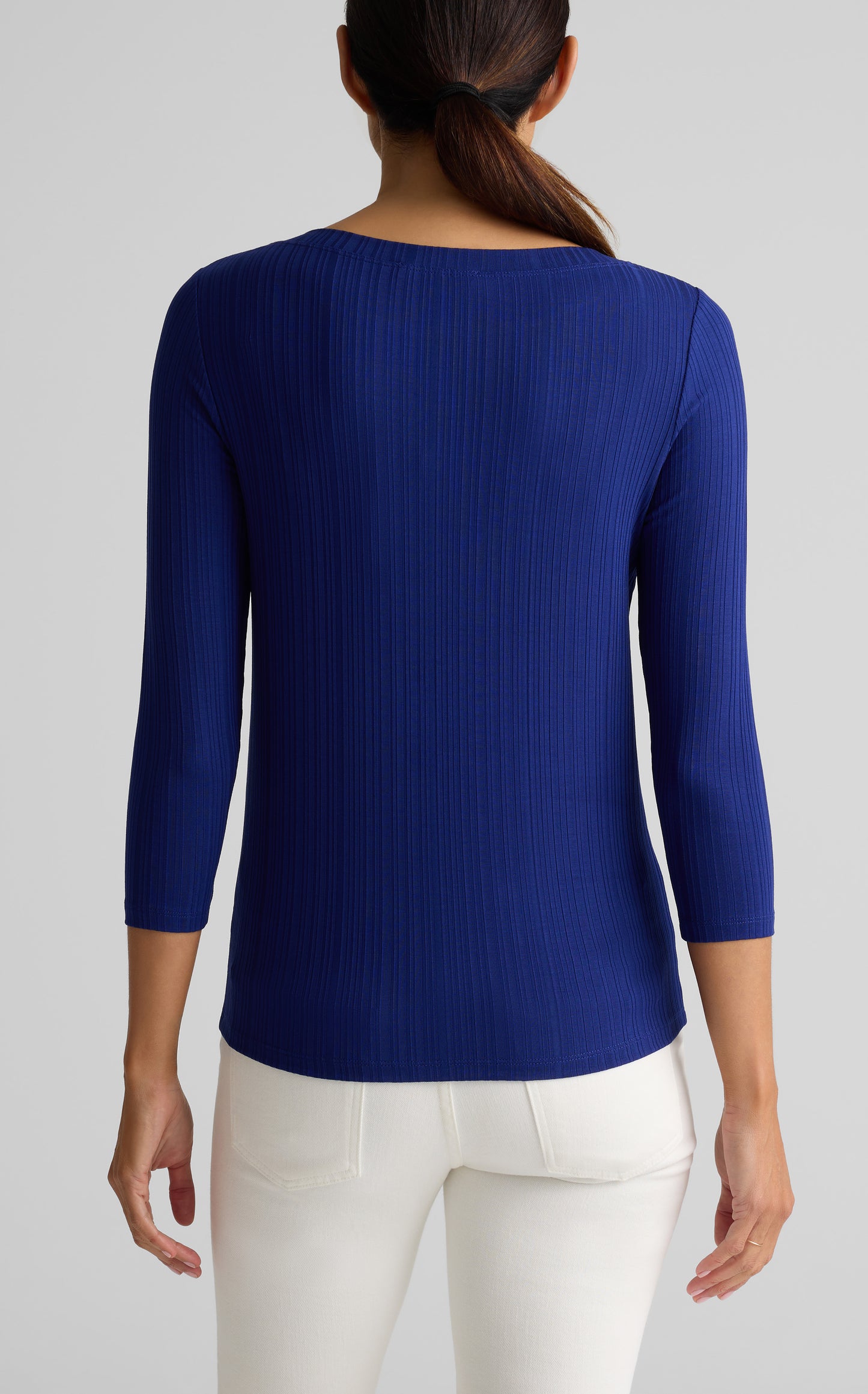 Boatneck Rib Jersey Top