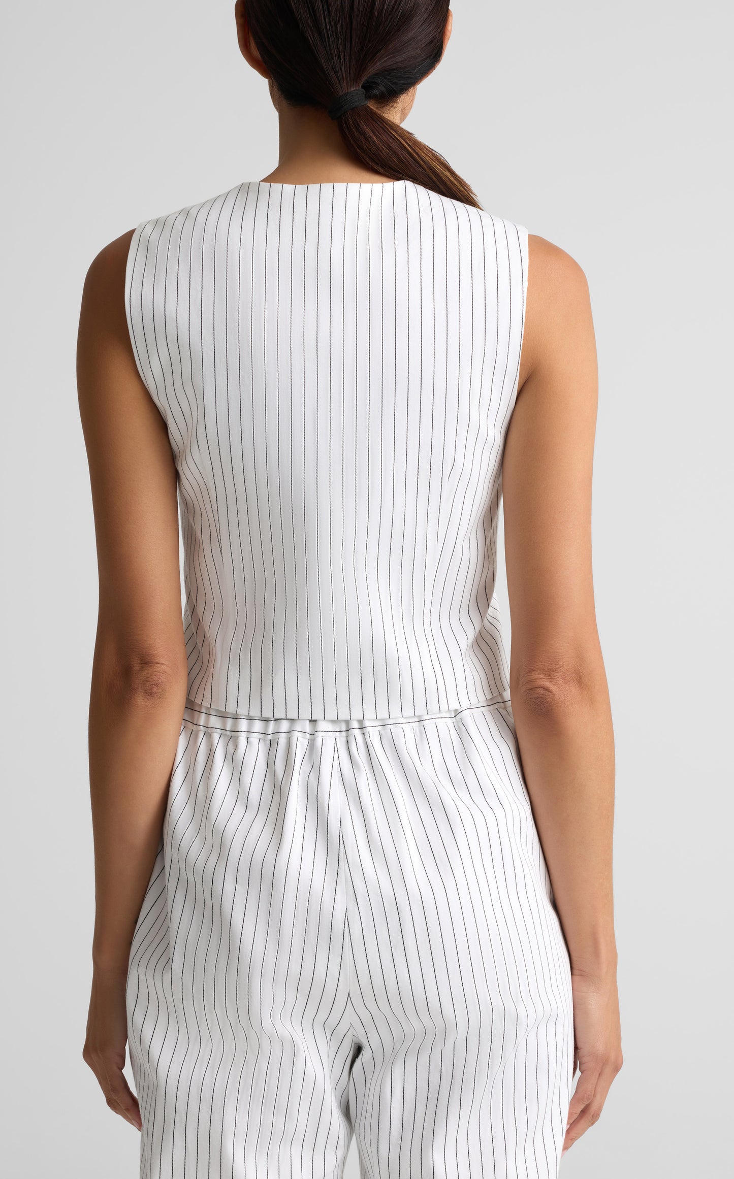 Pinstripe Tailored Vest