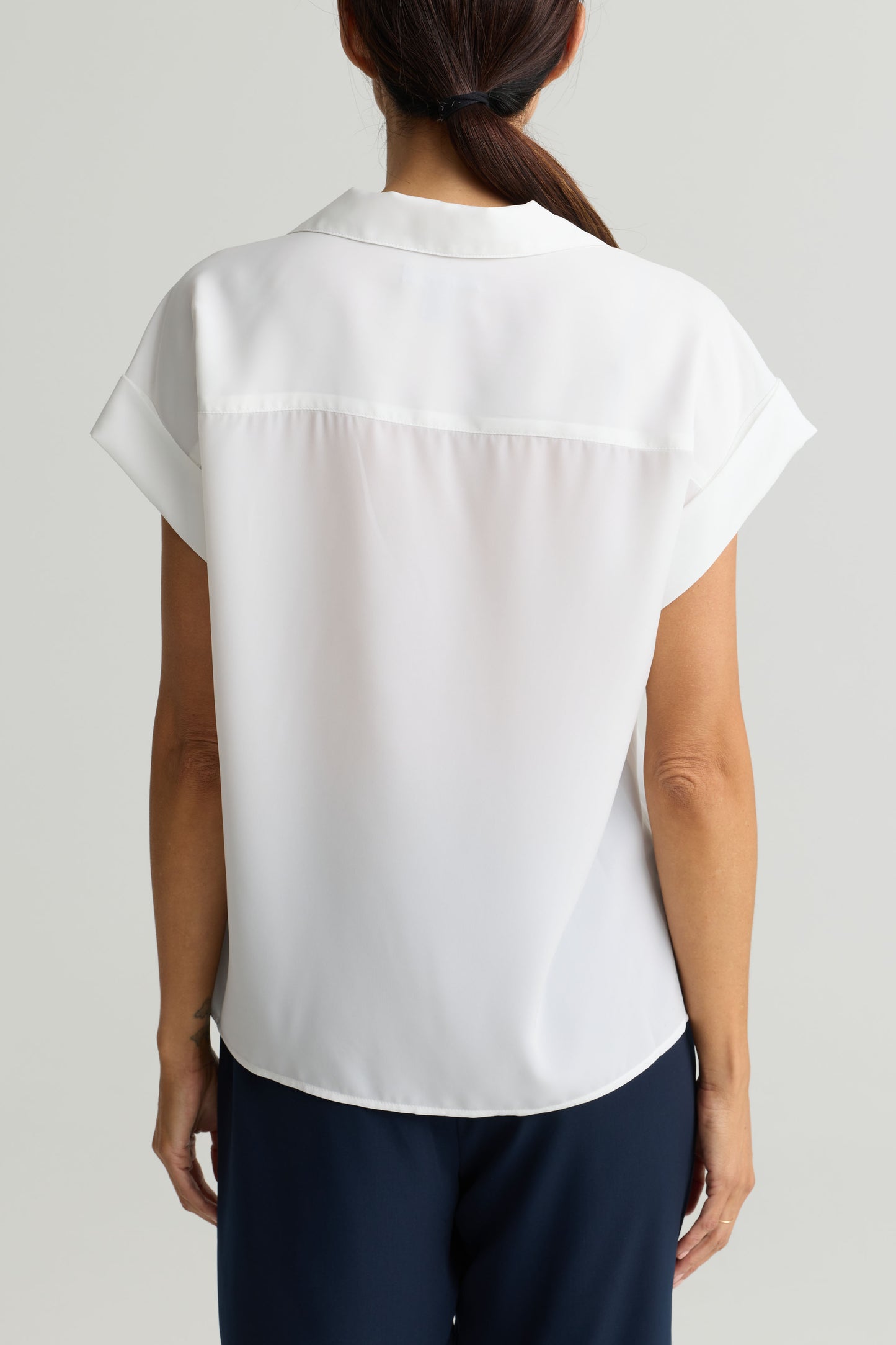 Peached Woven Short Sleeve Shirt