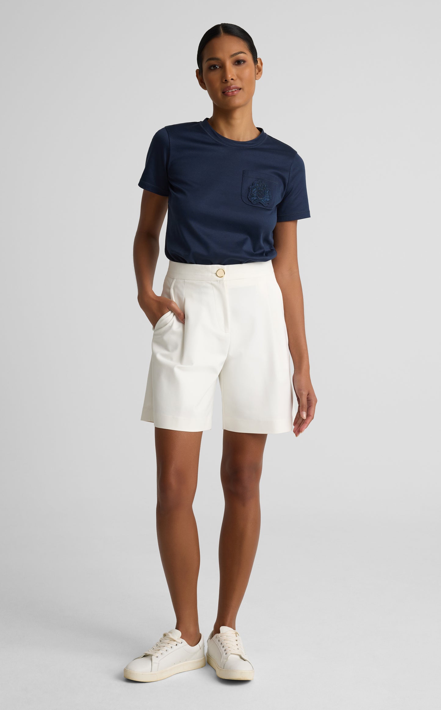 Tori Luxe Cotton T-Shirt
