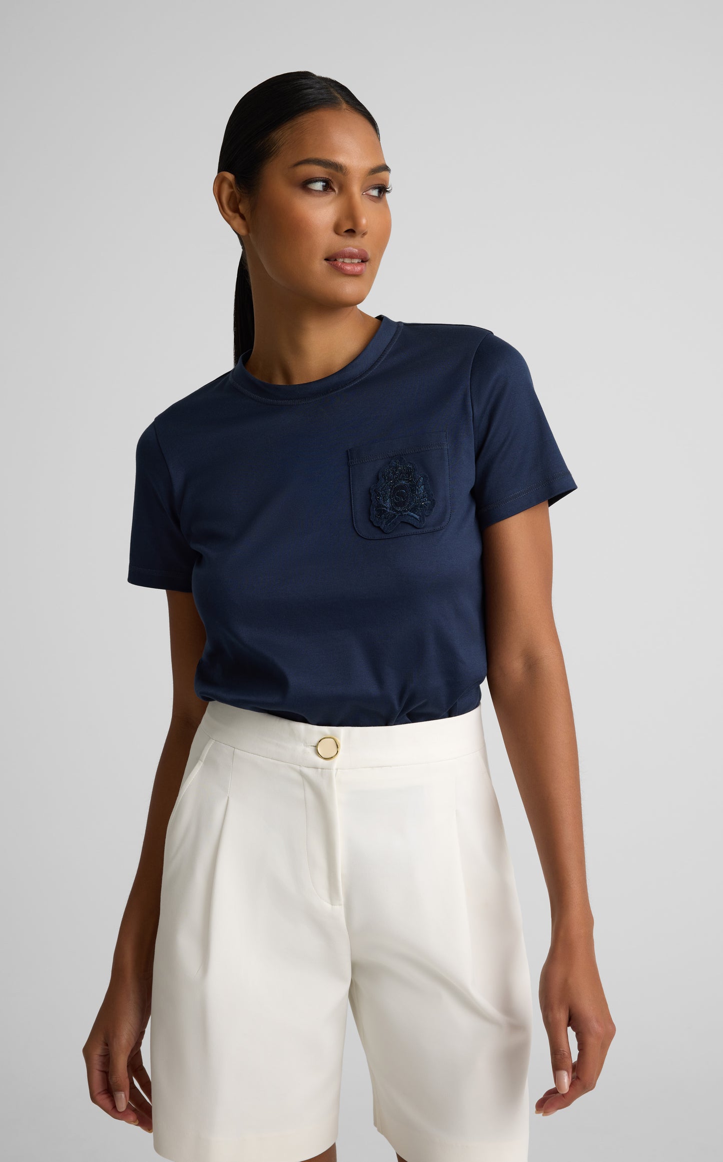Tori Luxe Cotton T-Shirt