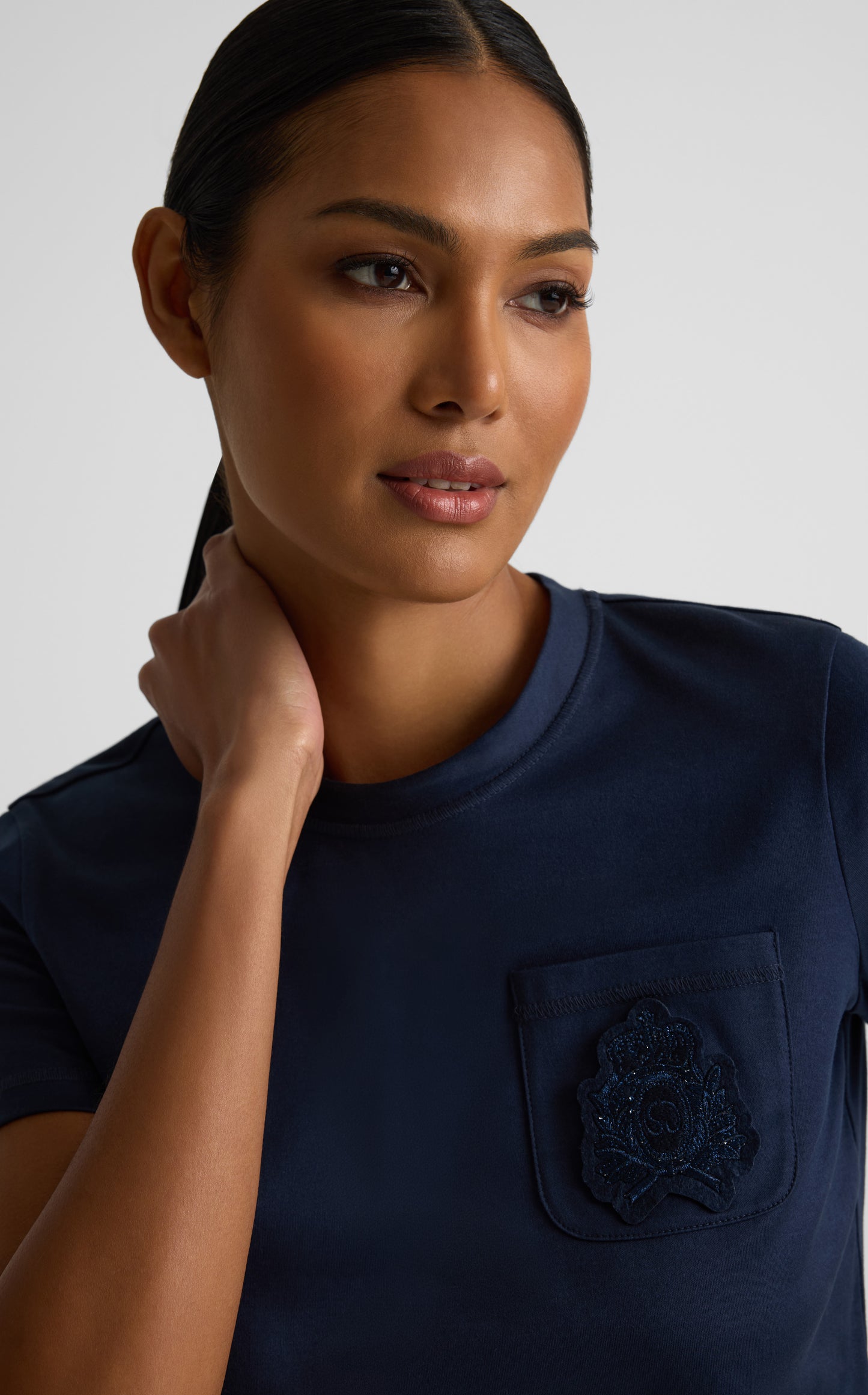 Tori Luxe Cotton T-Shirt