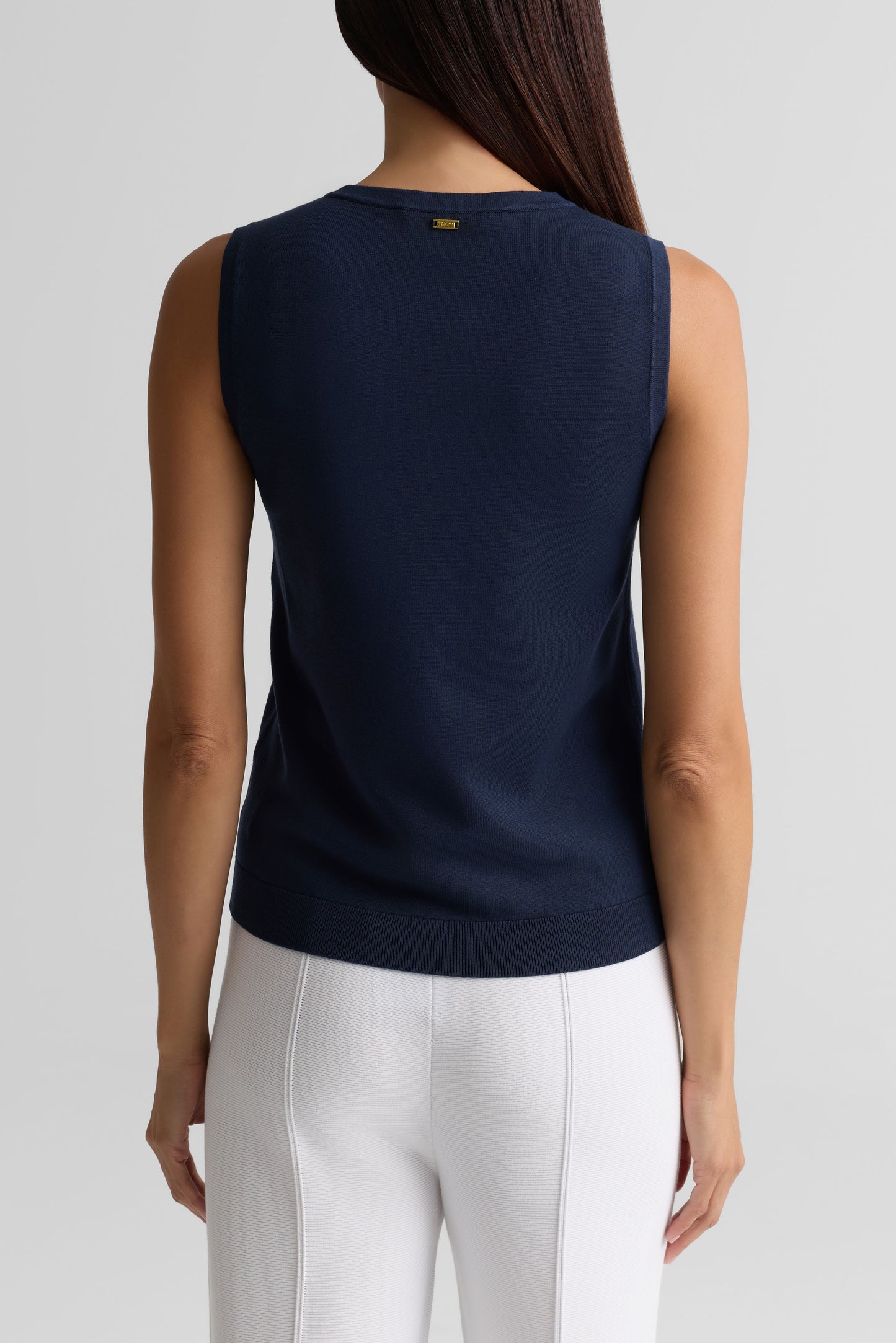 V-Neck Knit Shell