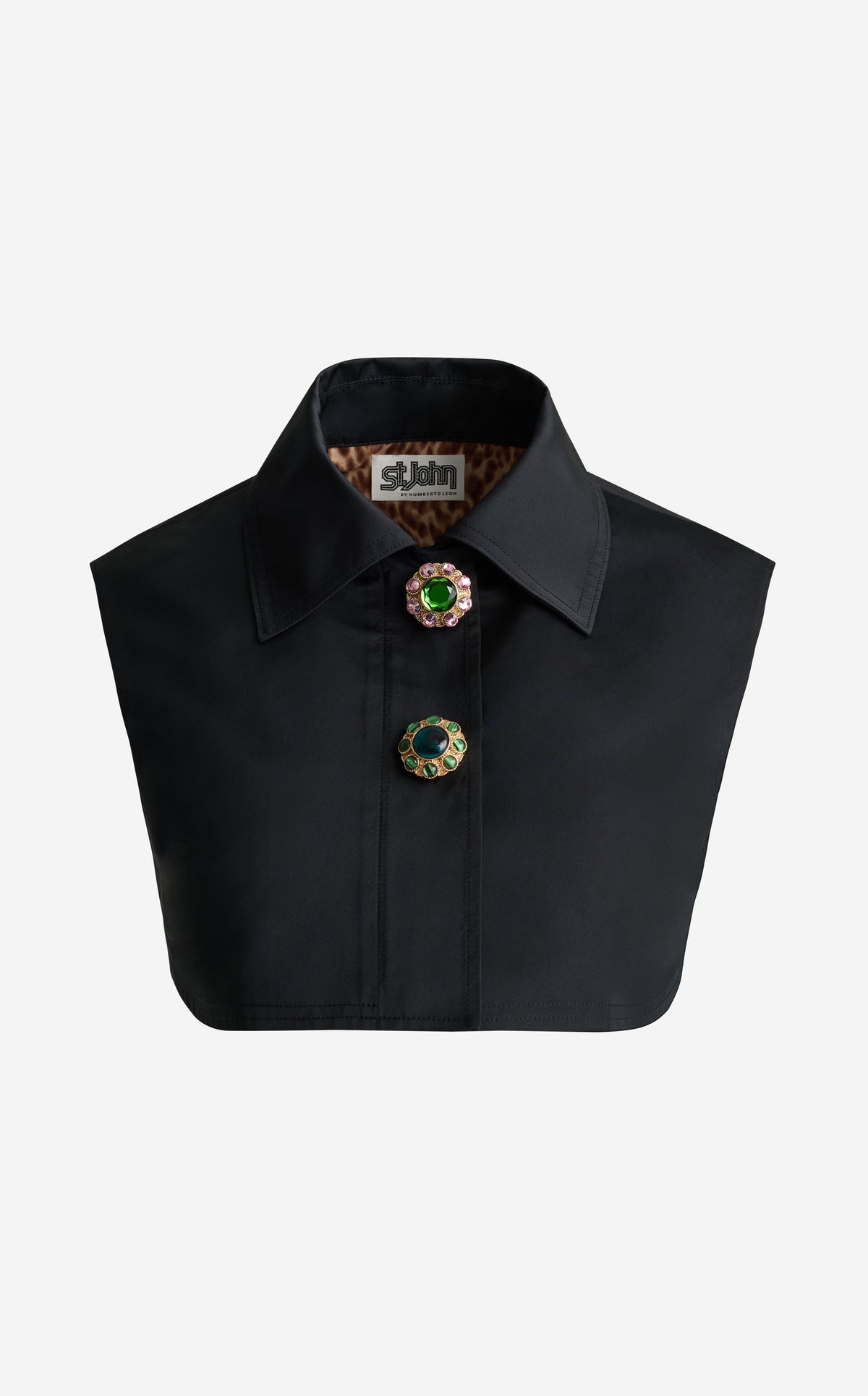 Cropped Vest in Duchesse Satin