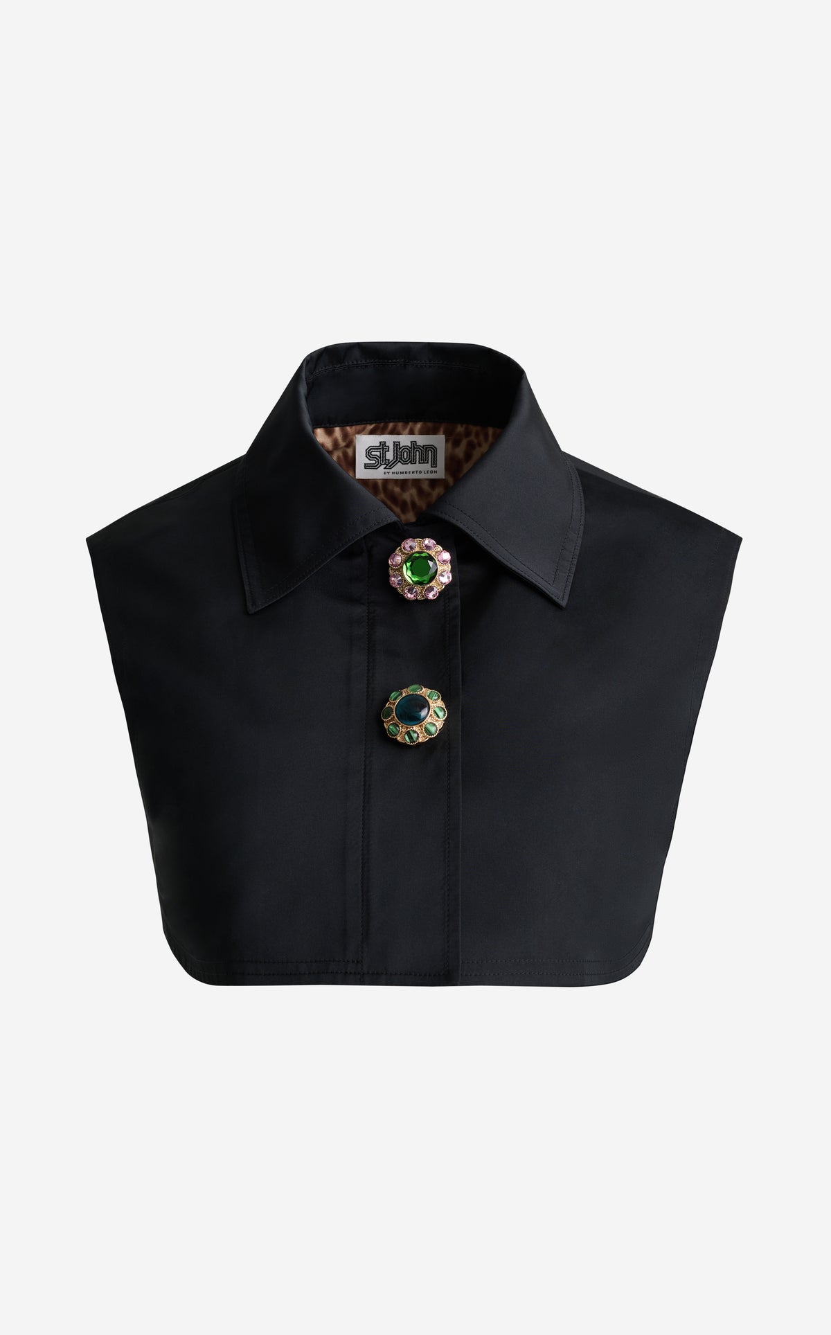 Cropped Vest in Duchesse Satin