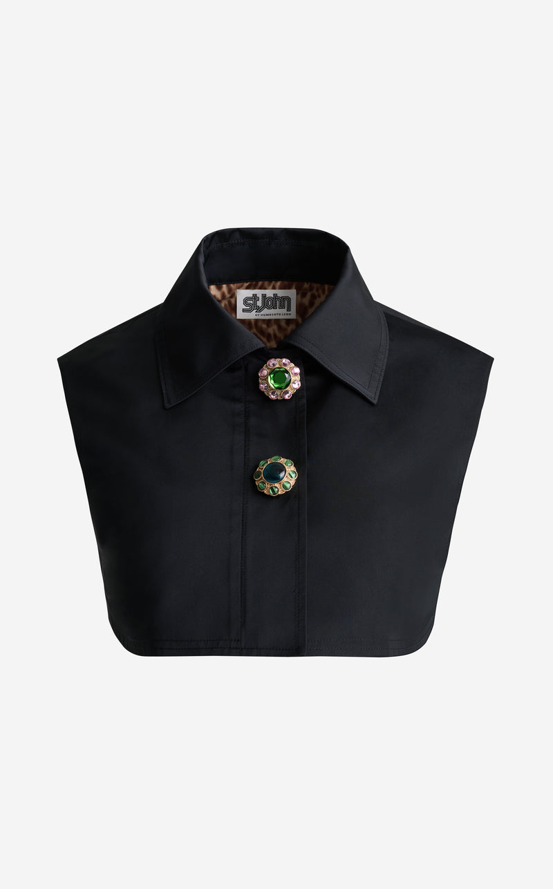 Cropped Vest in Duchesse Satin