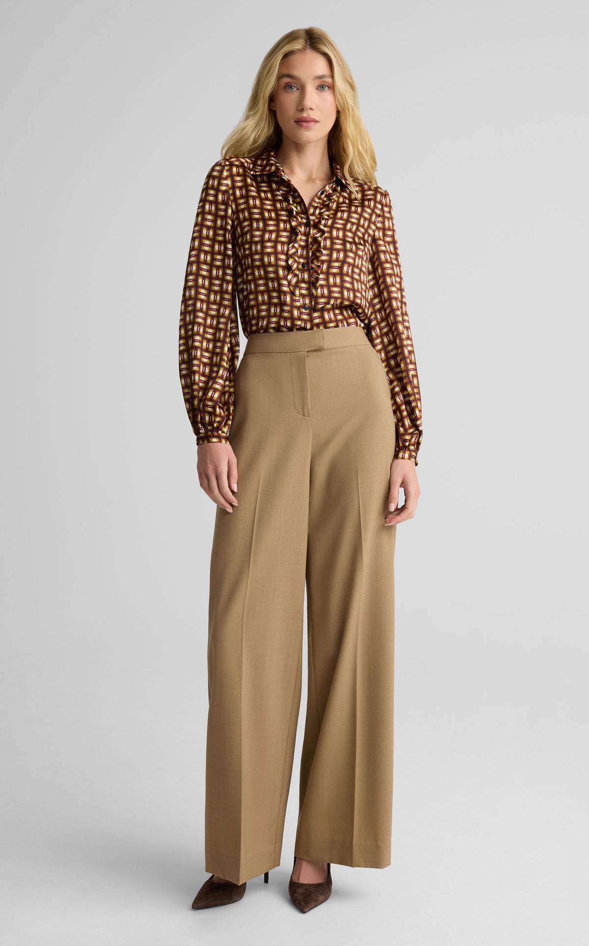 Blouse In Tile Print