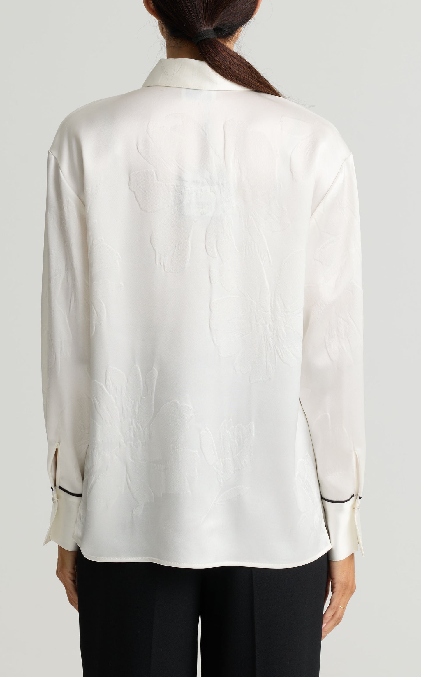 Embossed Floral Blouse