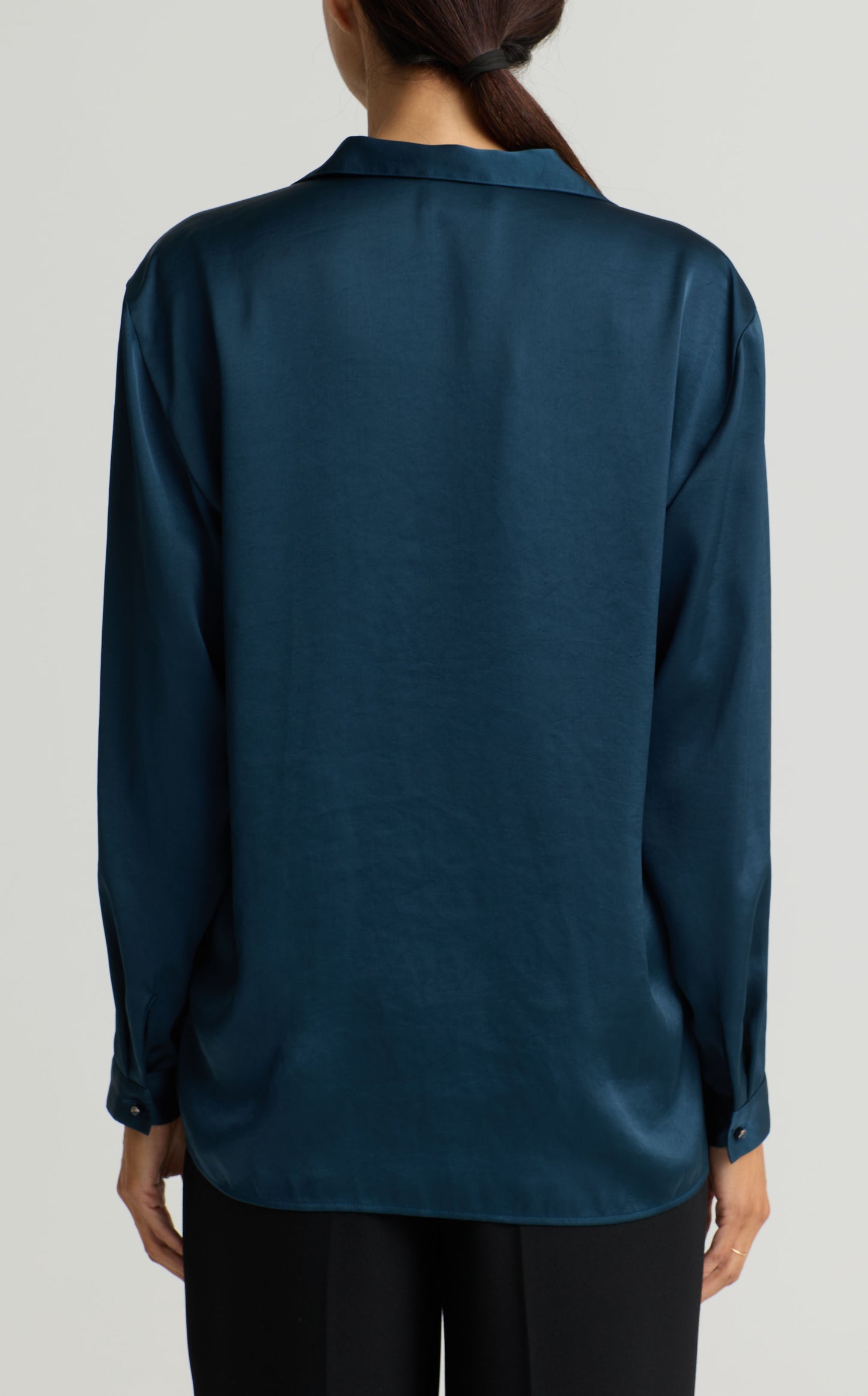 Washed Satin Blouse