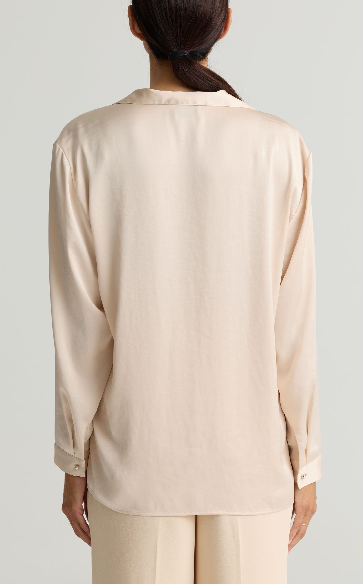 Washed Satin Blouse