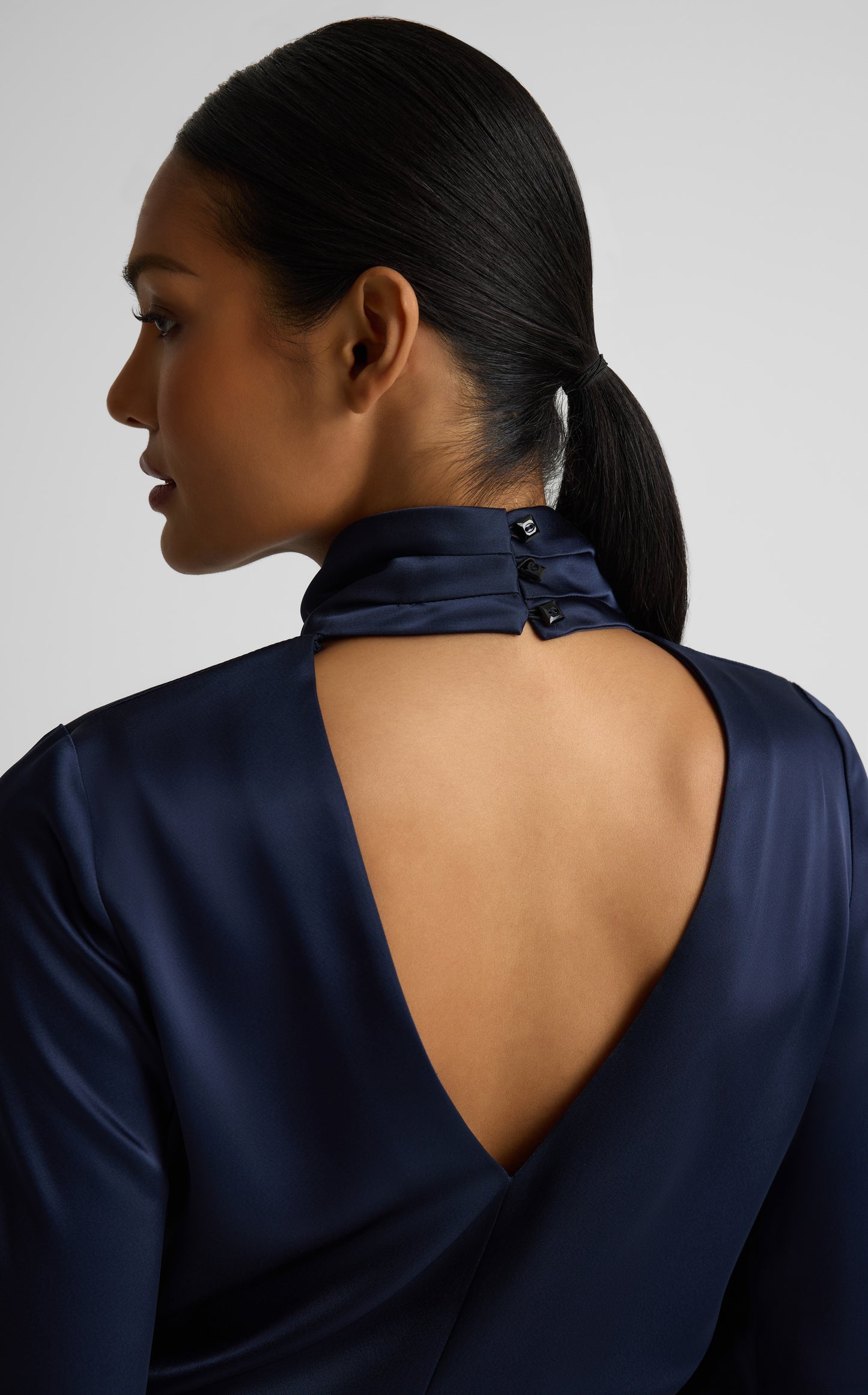 Frances Top In Liquid Satin